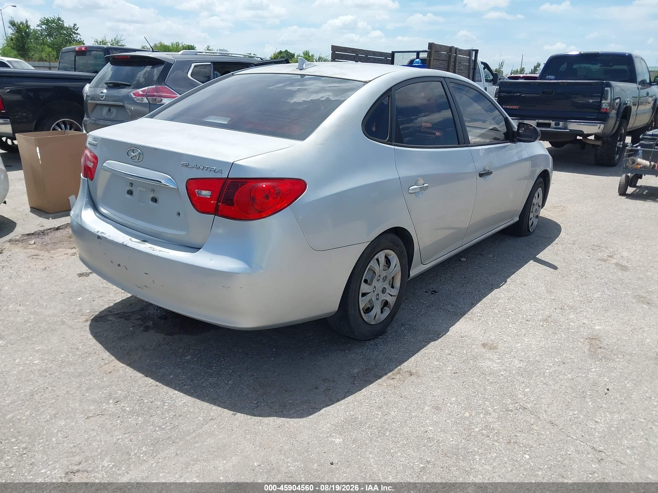 2010 Hyundai Elantra Gls Серебряный vin: KMHDU4ADXAU991762