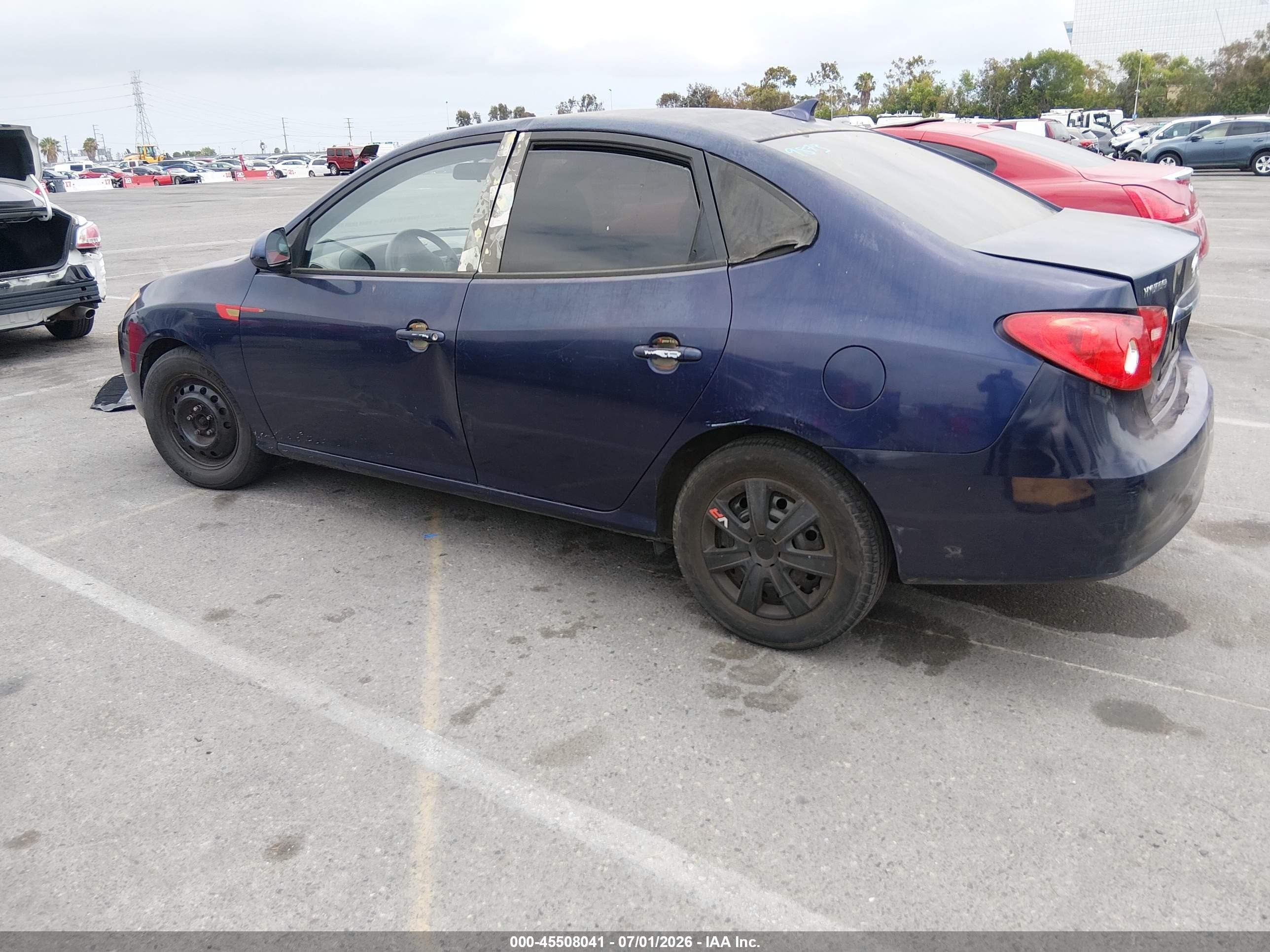 2010 Hyundai Elantra Gls Dark Blue vin: KMHDU4ADXAU991888