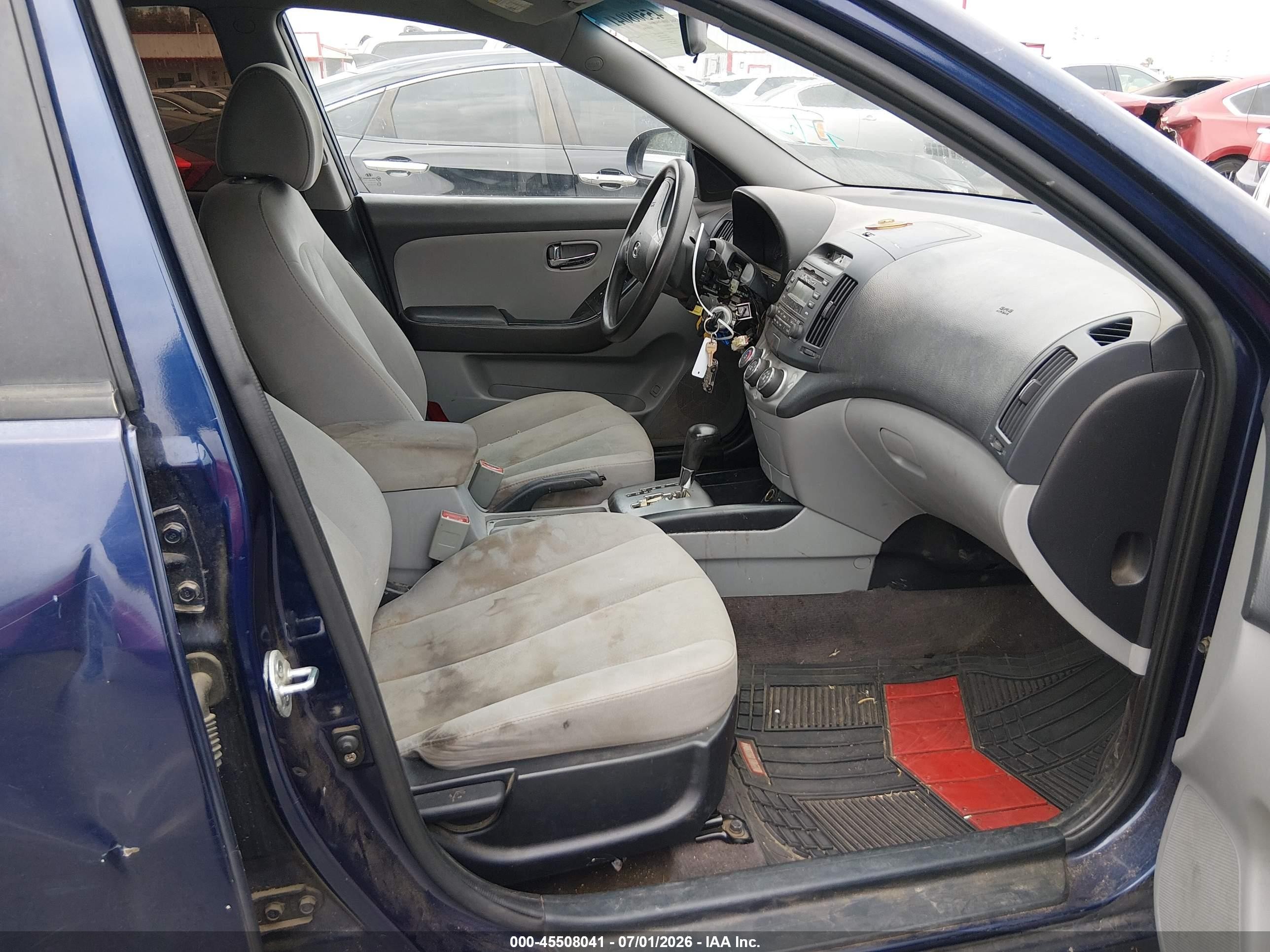 2010 Hyundai Elantra Gls Dark Blue vin: KMHDU4ADXAU991888