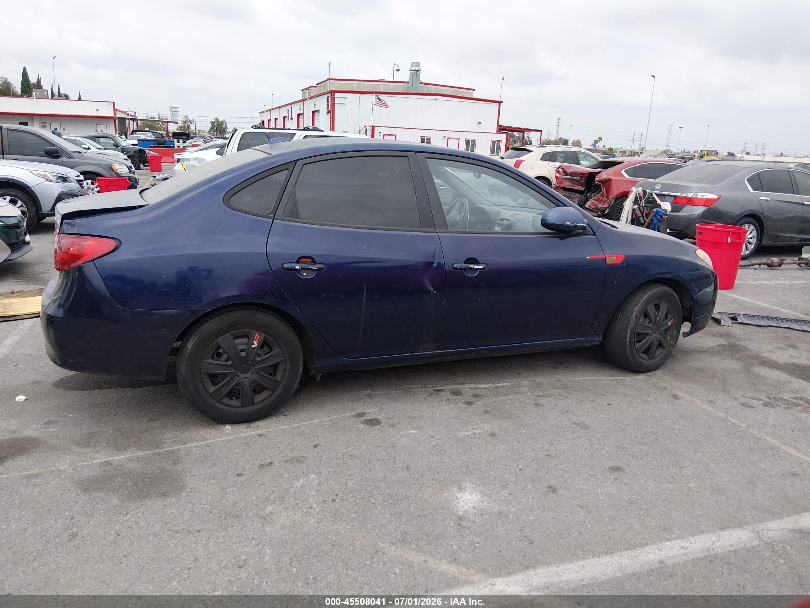 2010 Hyundai Elantra Gls Dark Blue vin: KMHDU4ADXAU991888