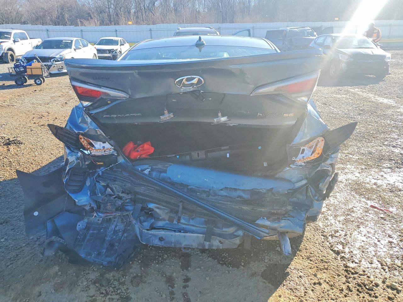 2016 Hyundai Sonata Se Blue vin: KMHE24L16GA025271