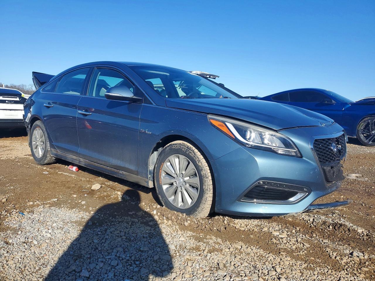 2016 Hyundai Sonata Se Blue vin: KMHE24L16GA025271