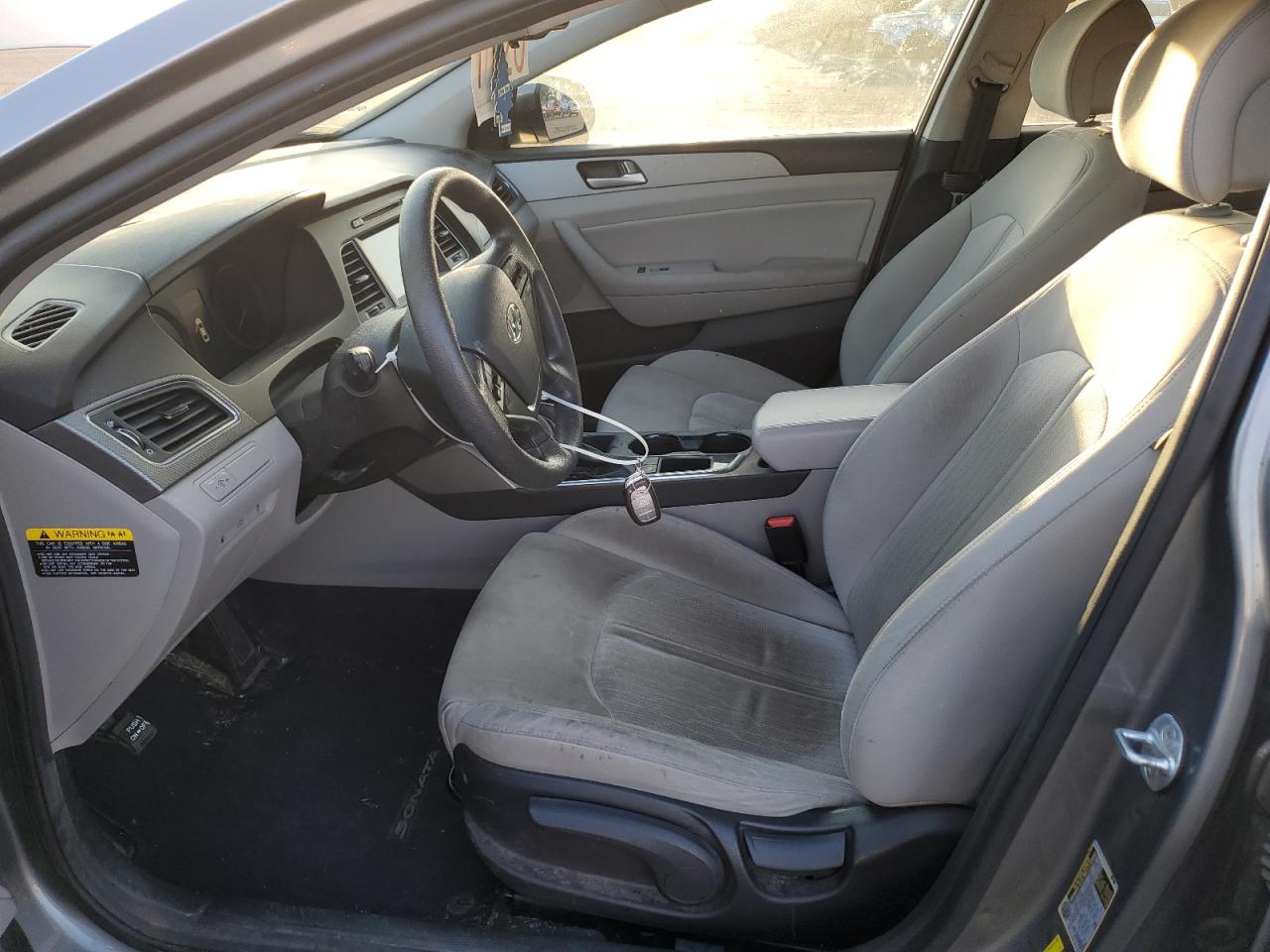 2017 Hyundai Sonata Hybrid Gray vin: KMHE24L35HA071077