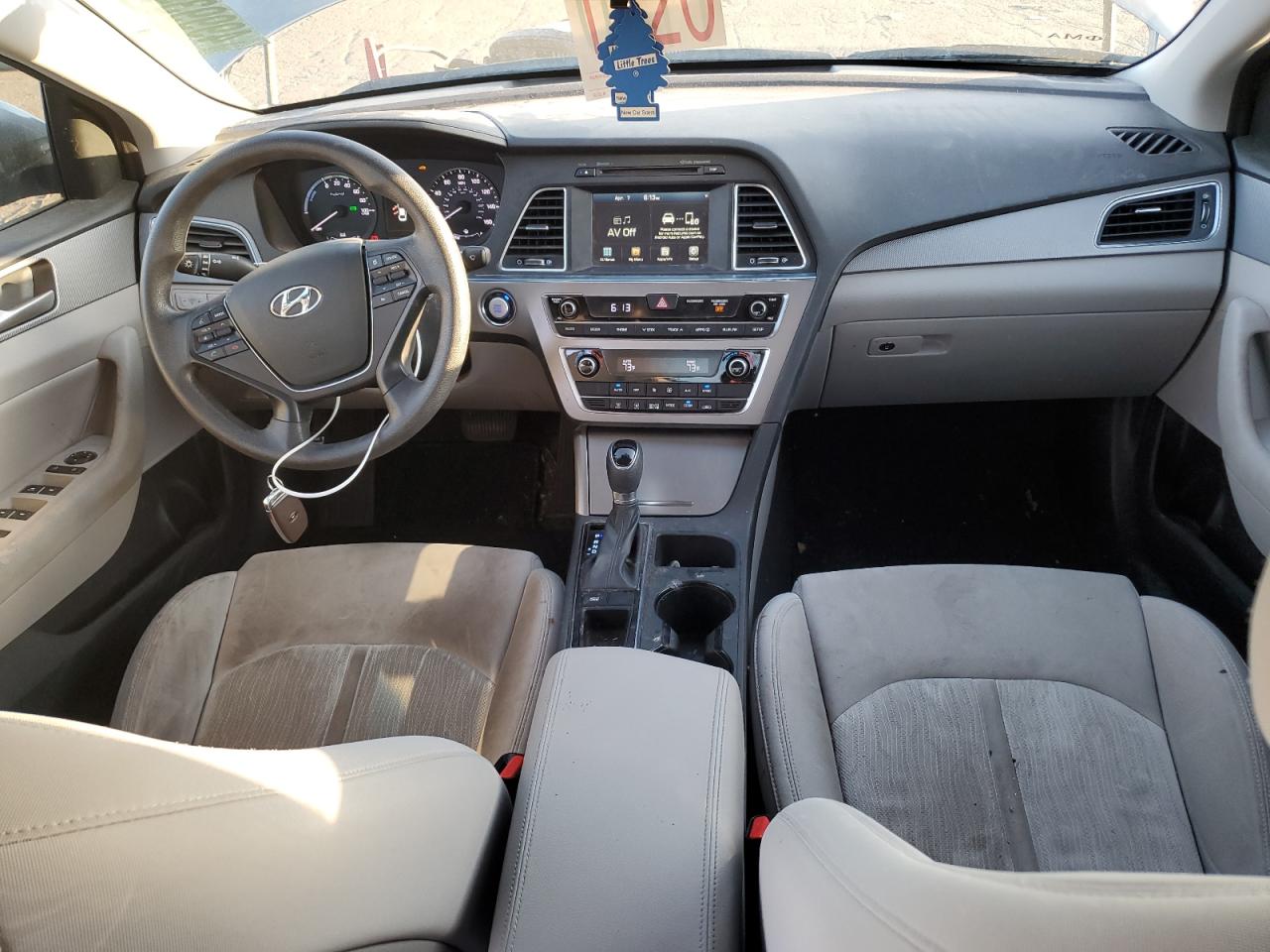 2017 Hyundai Sonata Hybrid Gray vin: KMHE24L35HA071077