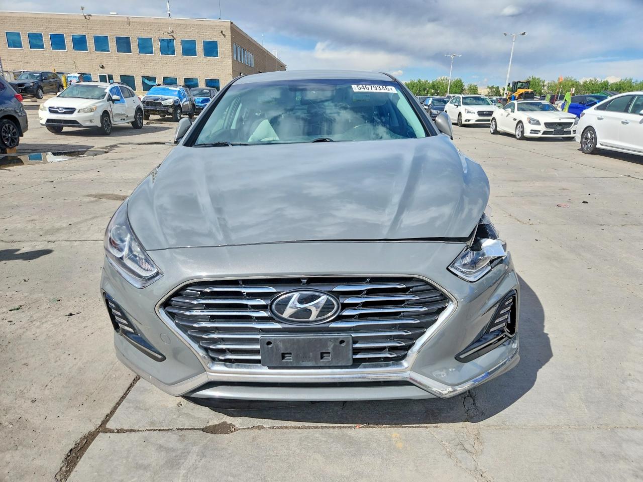 2019 Hyundai Sonata Hybrid Se Серый vin: KMHE24L39KA093509