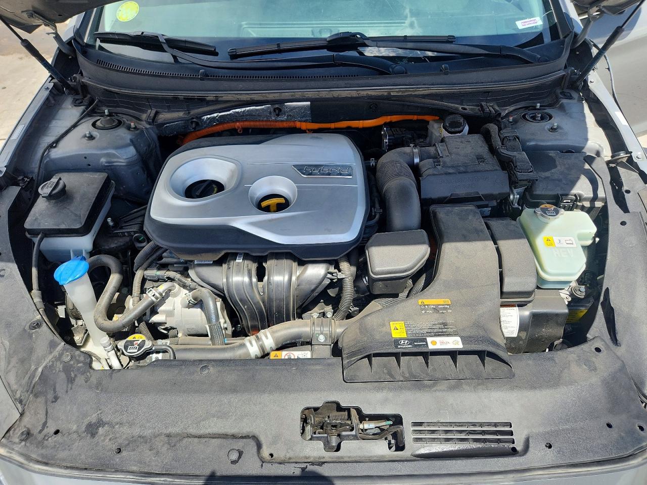 2019 Hyundai Sonata Hybrid Se Серый vin: KMHE24L39KA093509