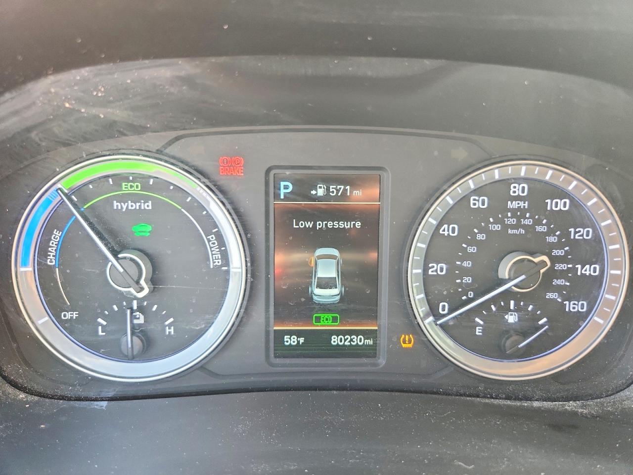 2019 Hyundai Sonata Hybrid Se Серый vin: KMHE24L39KA093509
