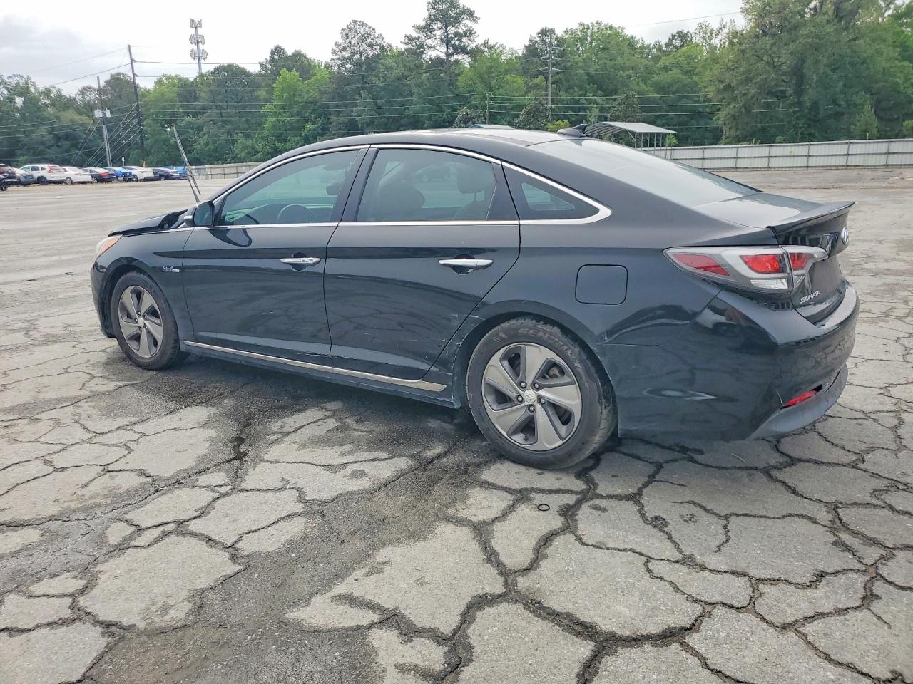 2017 Hyundai Sonata Hybrid Limited Black vin: KMHE34L34HA066773