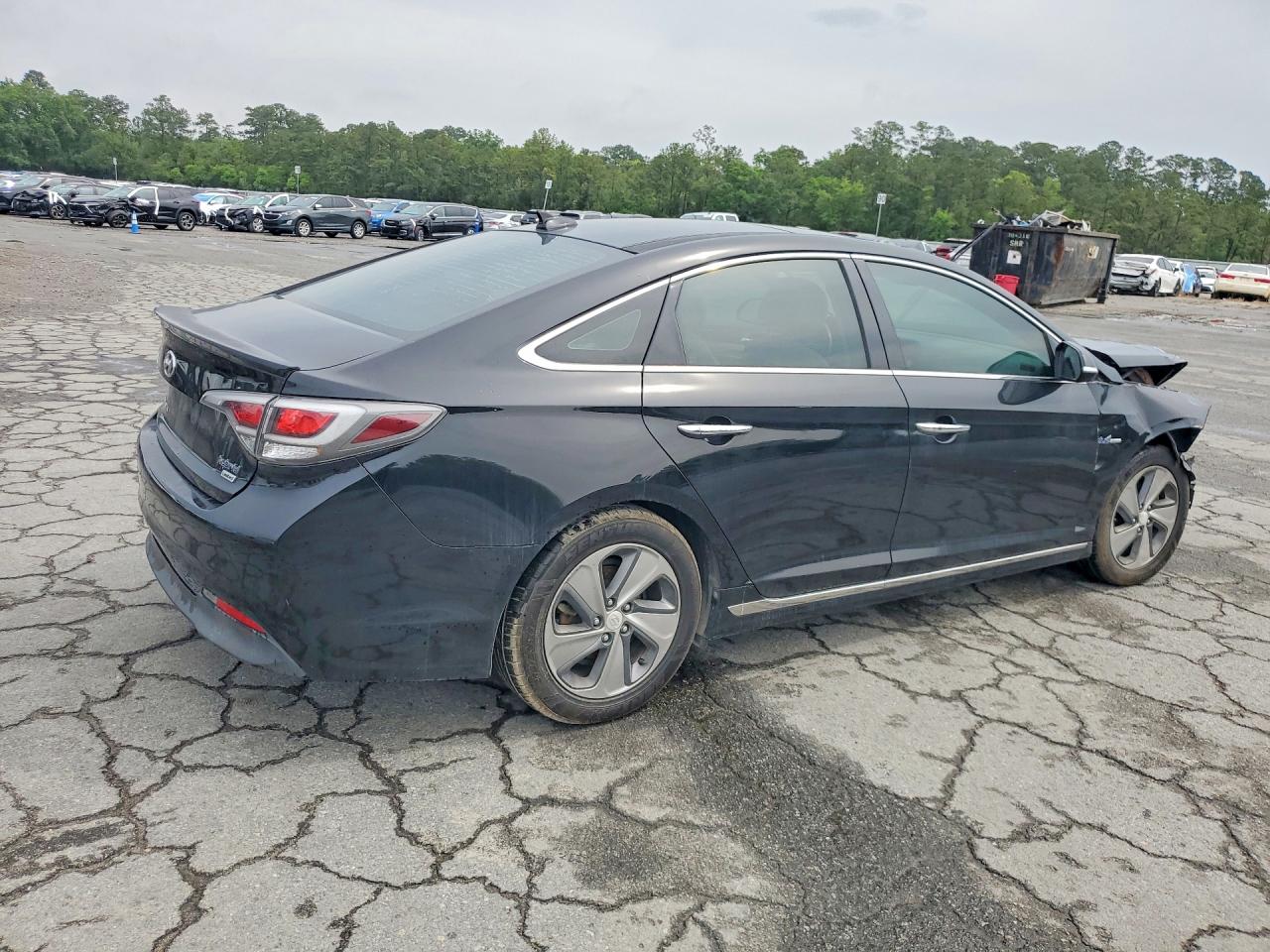 2017 Hyundai Sonata Hybrid Limited Black vin: KMHE34L34HA066773