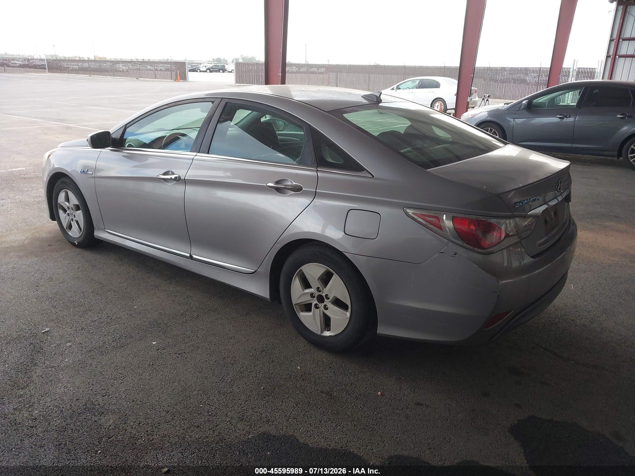 2012 Hyundai Sonata Hybrid   Gray vin: KMHEC4A40CA026338