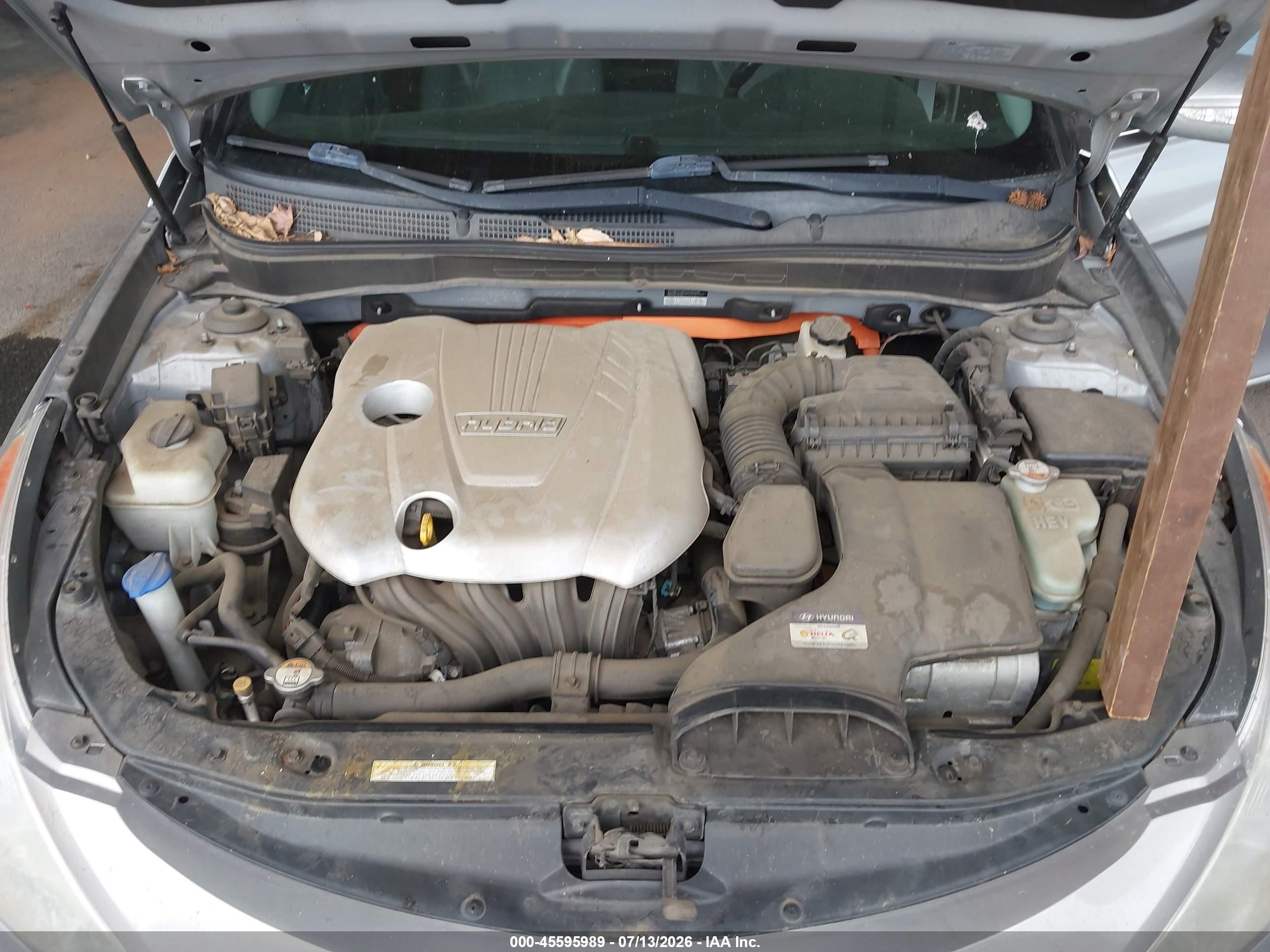 2012 Hyundai Sonata Hybrid   Gray vin: KMHEC4A40CA026338