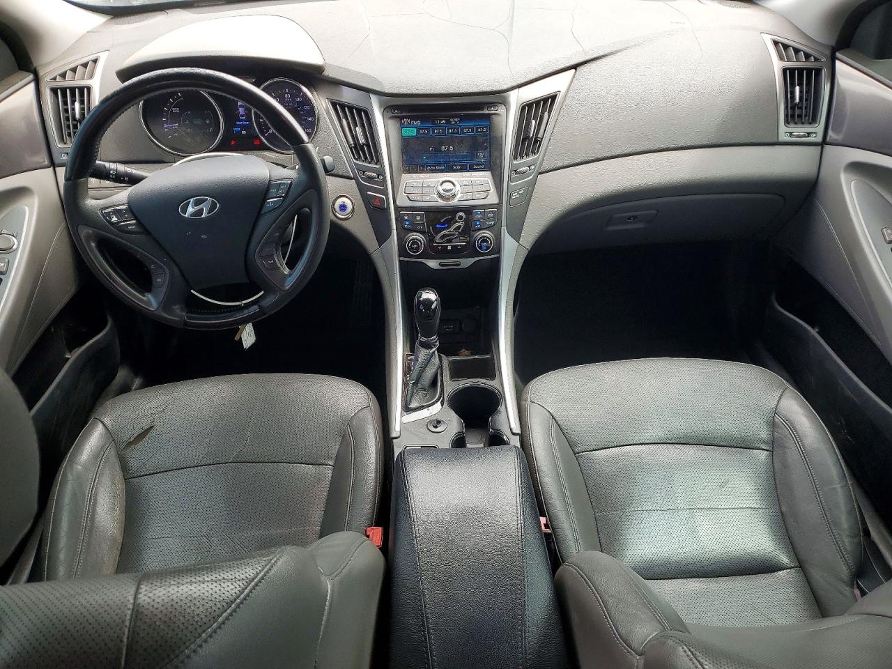 2012 Hyundai Sonata Hybrid Silver vin: KMHEC4A40CA035427