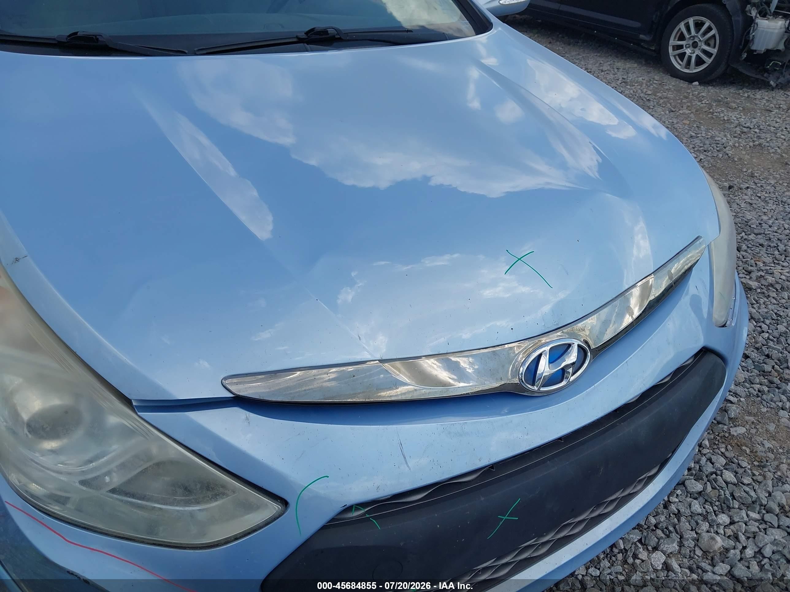 2012 Hyundai Sonata Hybrid   Синий vin: KMHEC4A40CA038120