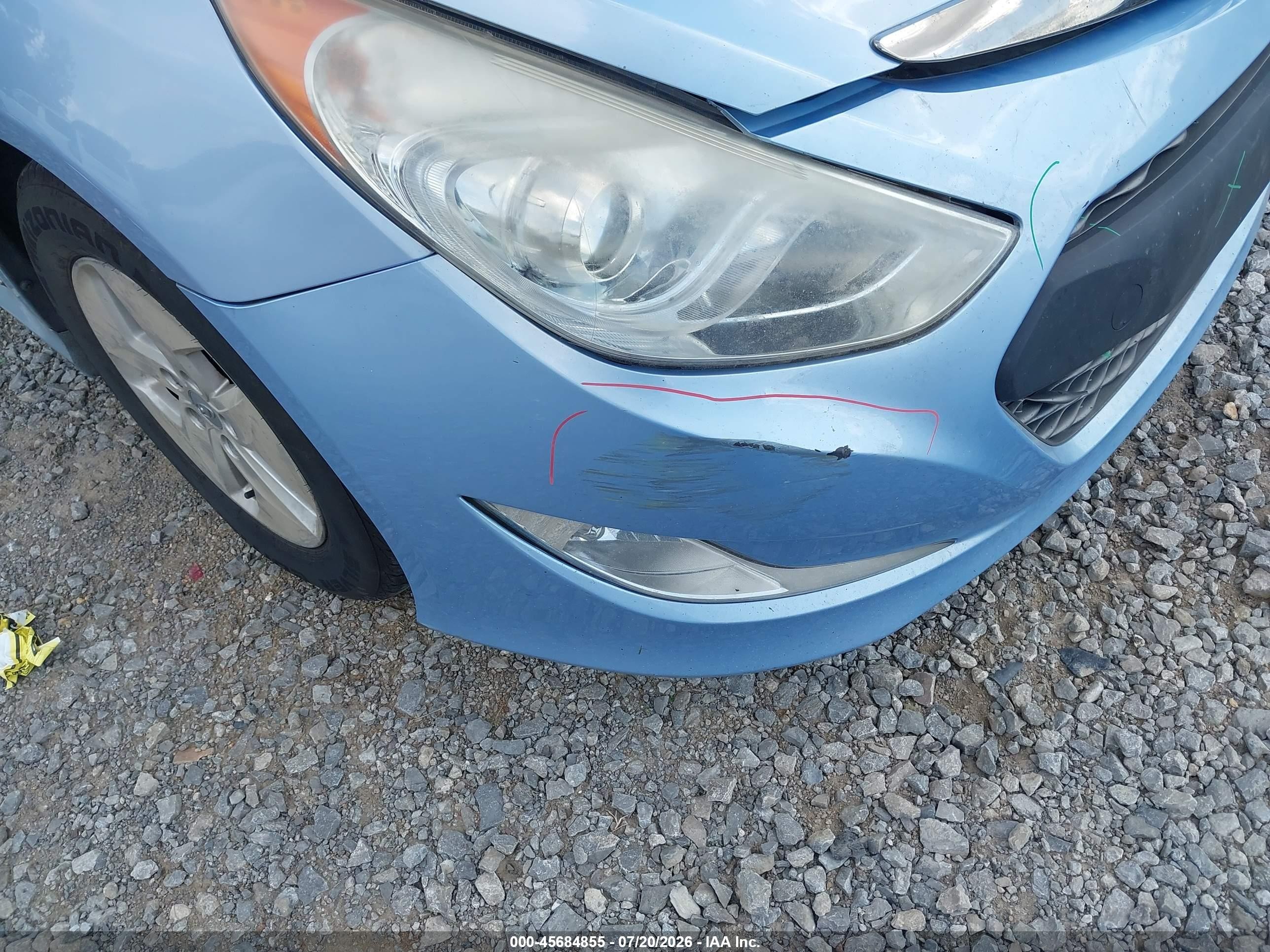 2012 Hyundai Sonata Hybrid   Синий vin: KMHEC4A40CA038120