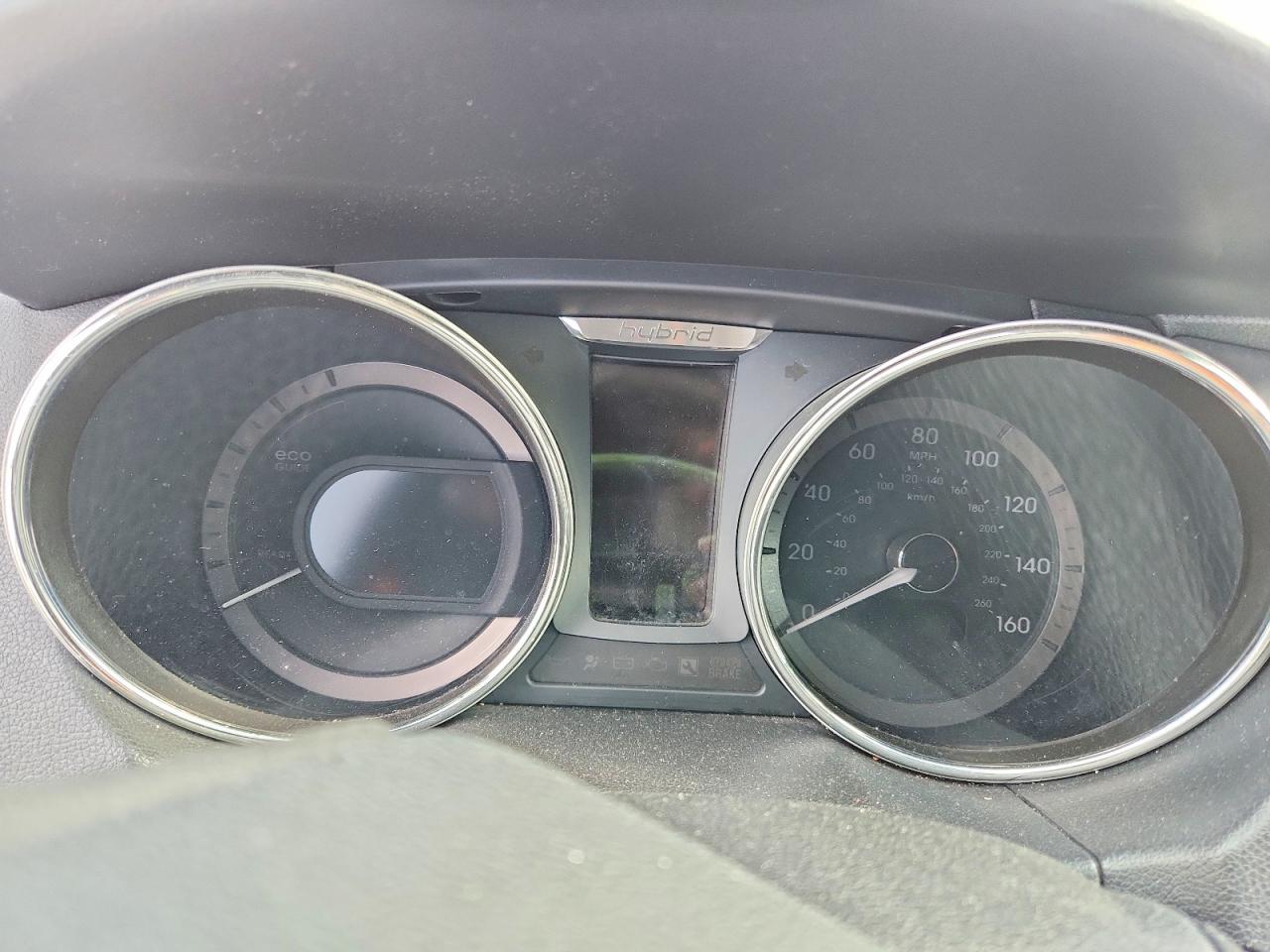 2013 Hyundai Sonata Hybrid Black vin: KMHEC4A40DA093202
