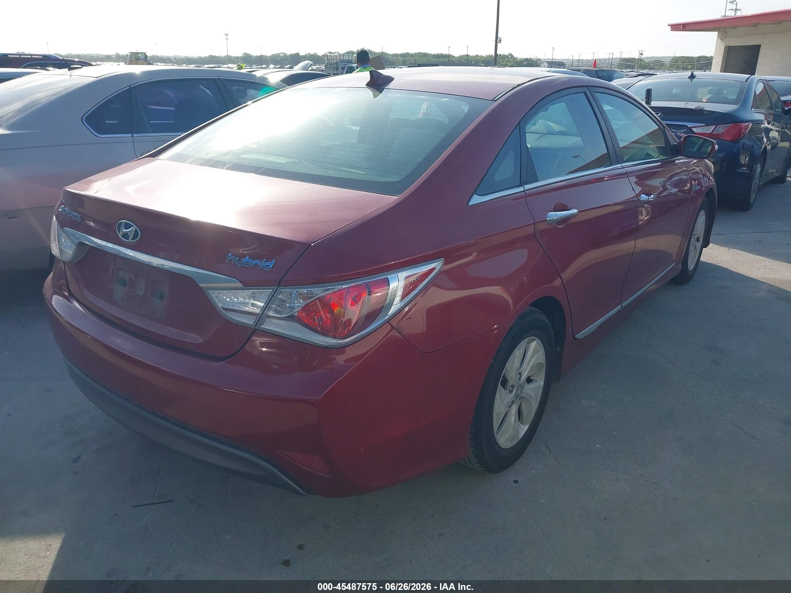 2013 Hyundai Sonata Hybrid   Champagne vin: KMHEC4A40DA096391