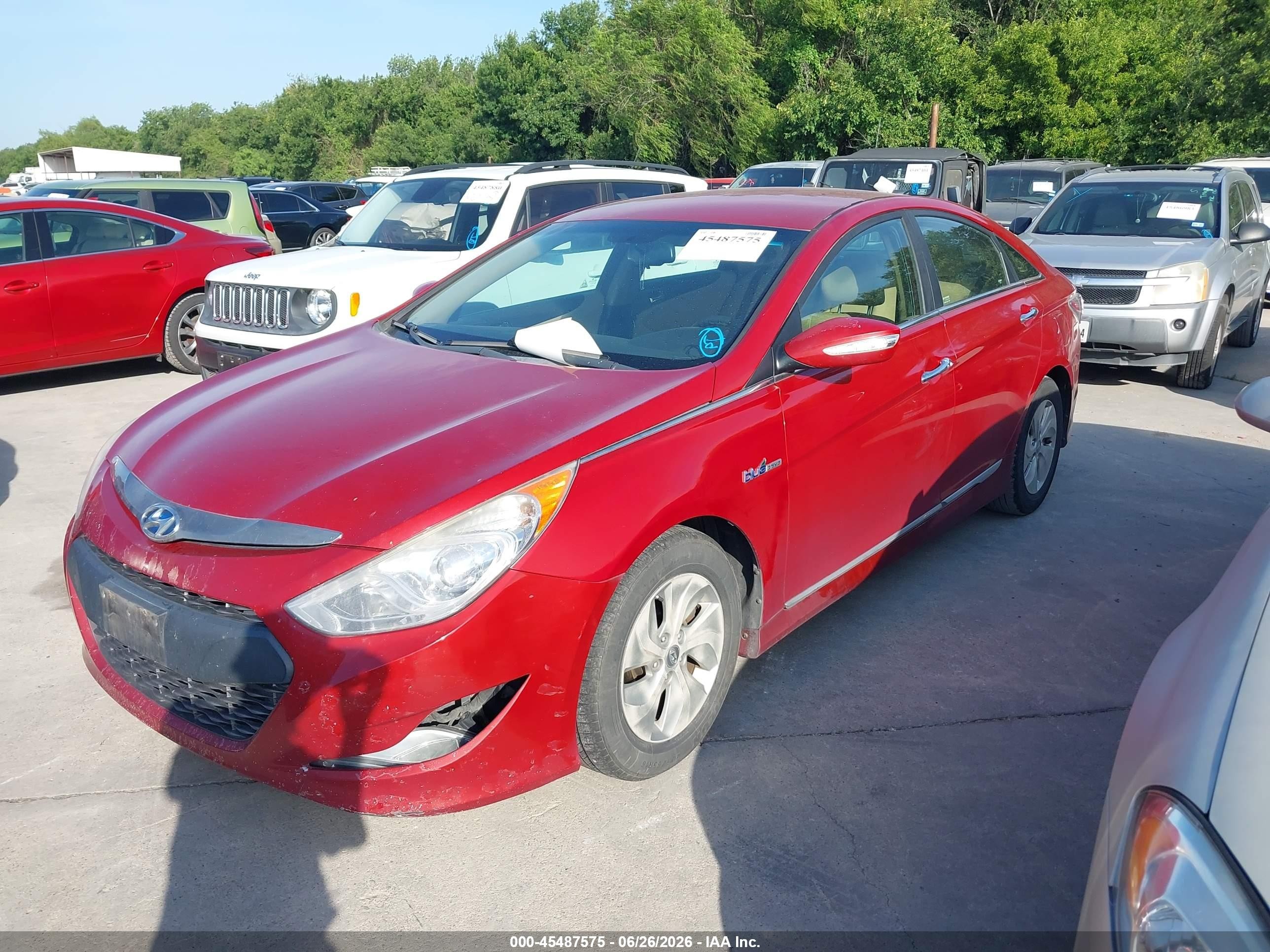 2013 Hyundai Sonata Hybrid   Champagne vin: KMHEC4A40DA096391