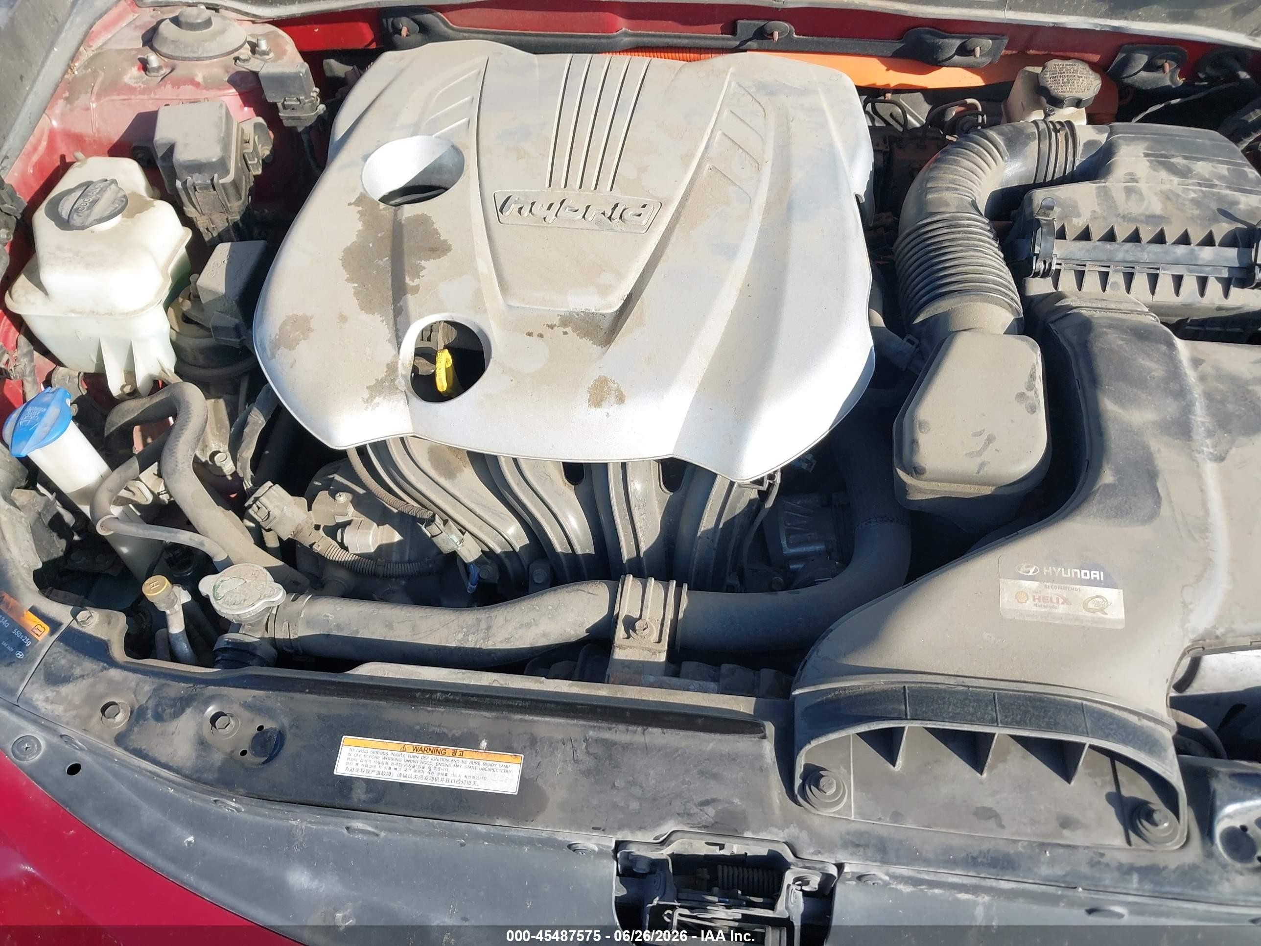 2013 Hyundai Sonata Hybrid   Champagne vin: KMHEC4A40DA096391