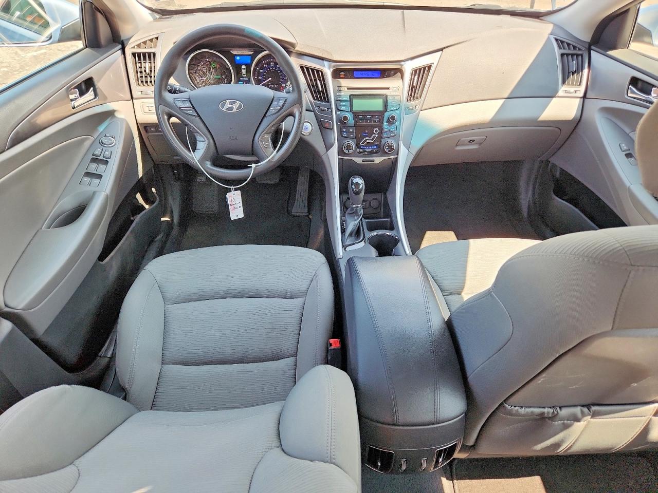 2013 Hyundai Sonata Hybrid Blue vin: KMHEC4A40DA098870