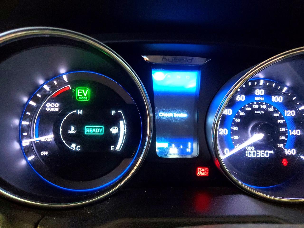 2014 Hyundai Sonata Hybrid Silver vin: KMHEC4A40EA105012