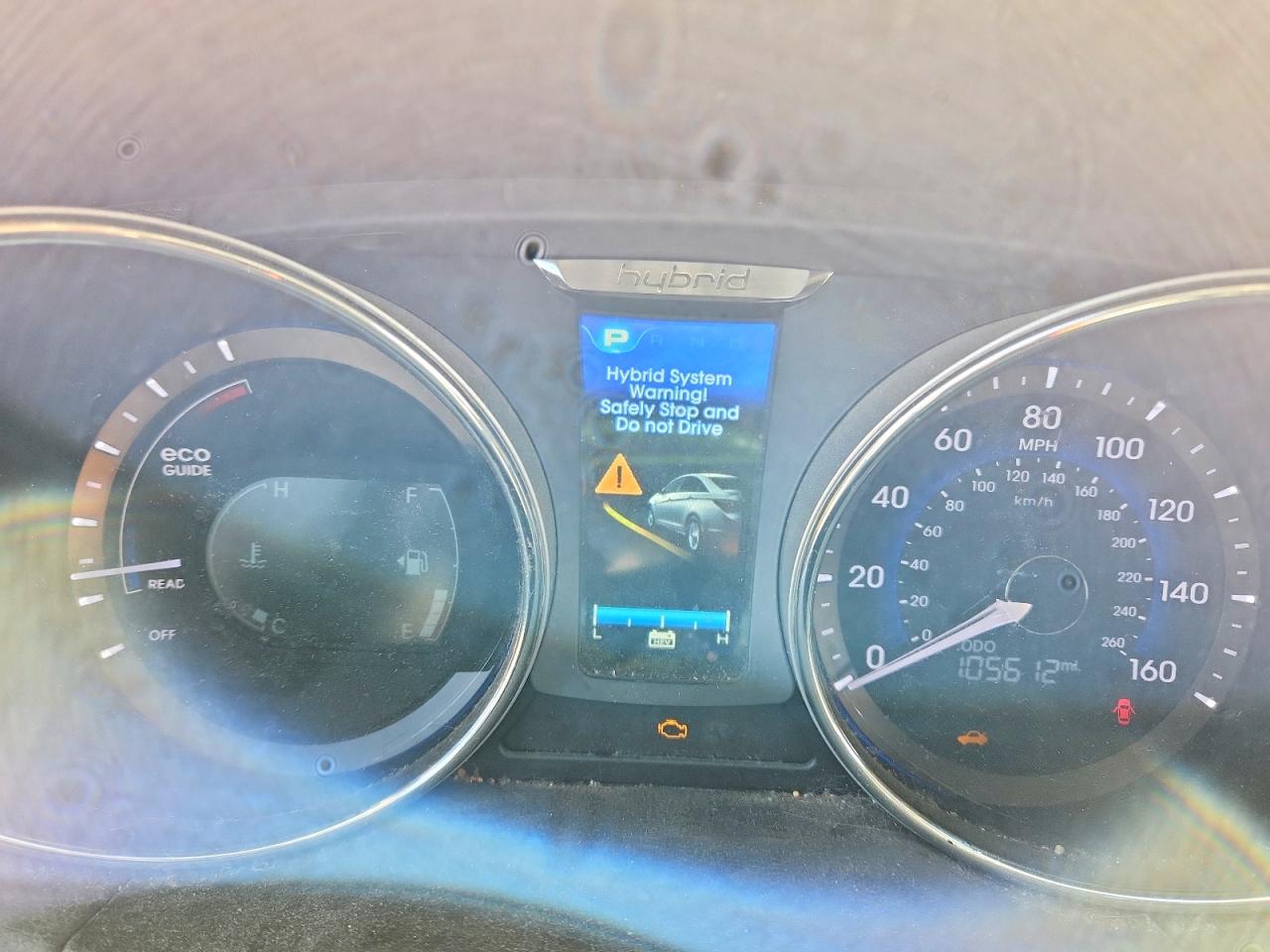 2014 Hyundai Sonata Hybrid Blue vin: KMHEC4A40EA115104