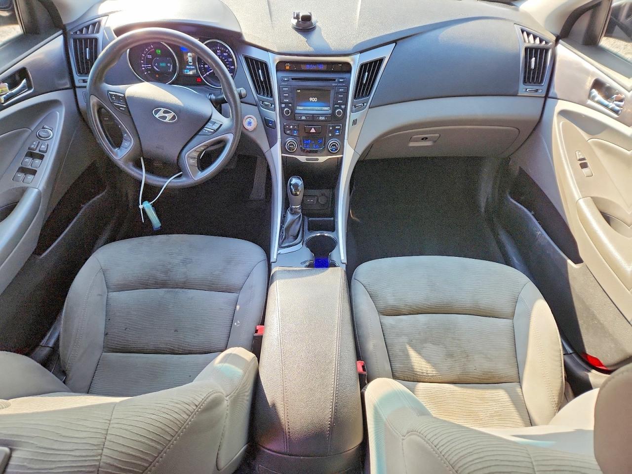 2014 Hyundai Sonata Hybrid Black vin: KMHEC4A40EA118049