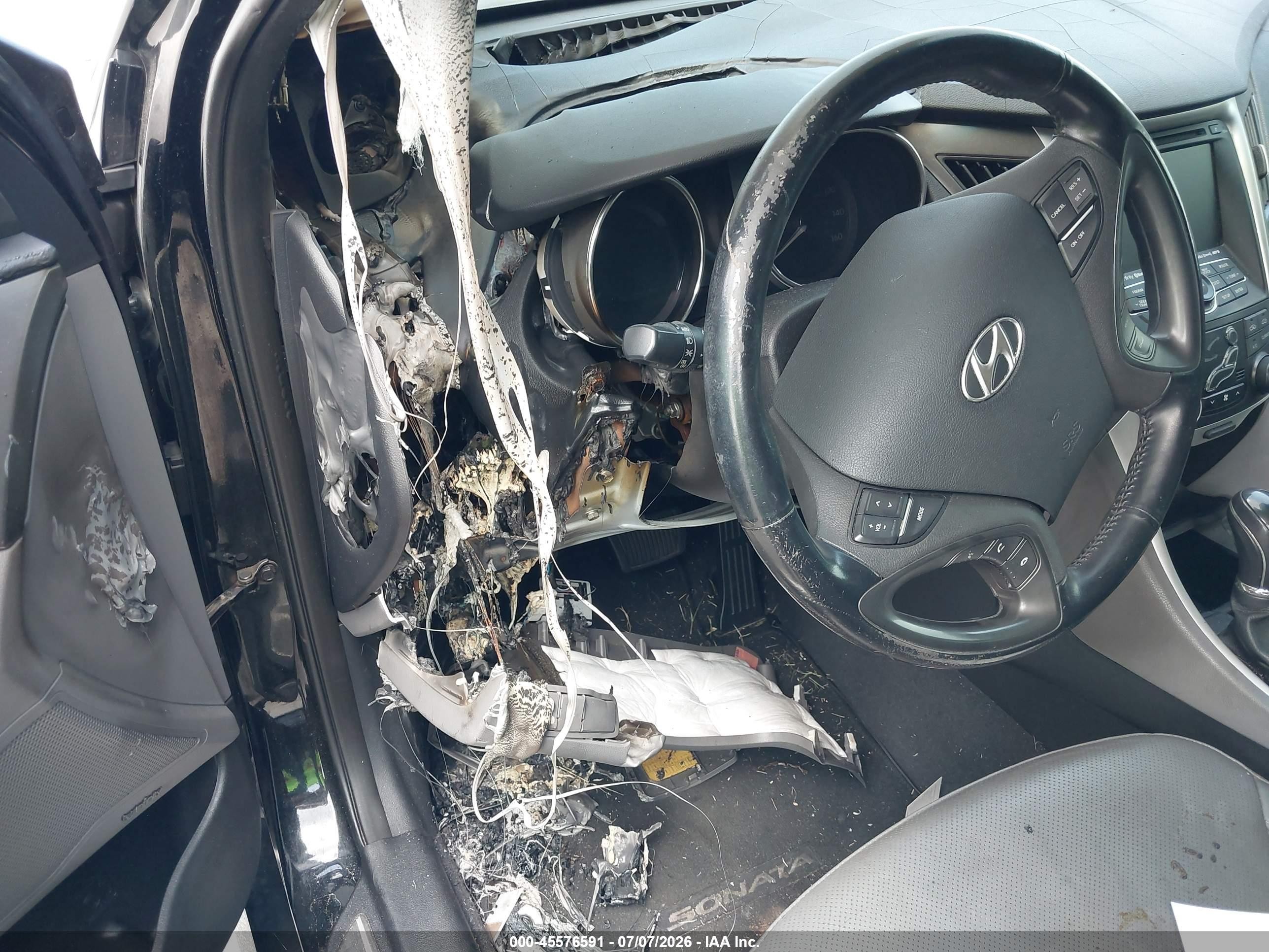 2015 Hyundai Sonata Hybrid Limited Черный vin: KMHEC4A40FA119400