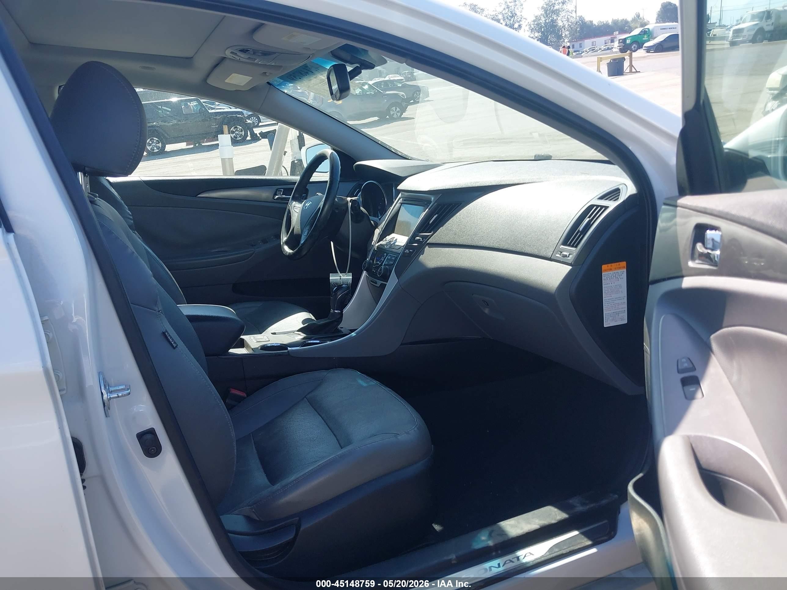 2015 Hyundai Sonata Hybrid Limited White vin: KMHEC4A40FA126184