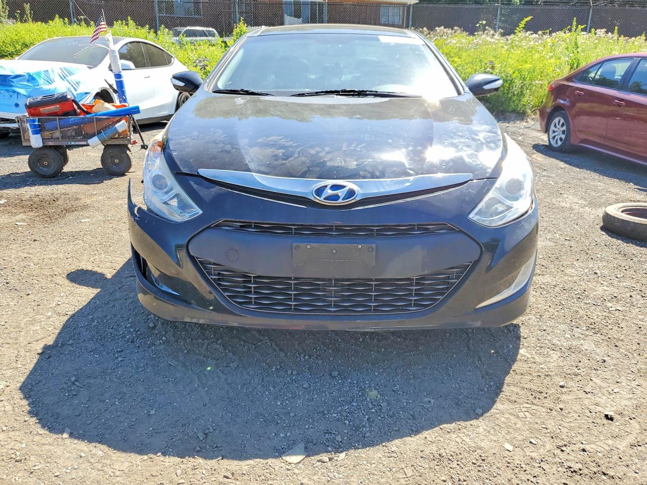 2015 Hyundai Sonata Hybrid Limited Black vin: KMHEC4A40FA127979