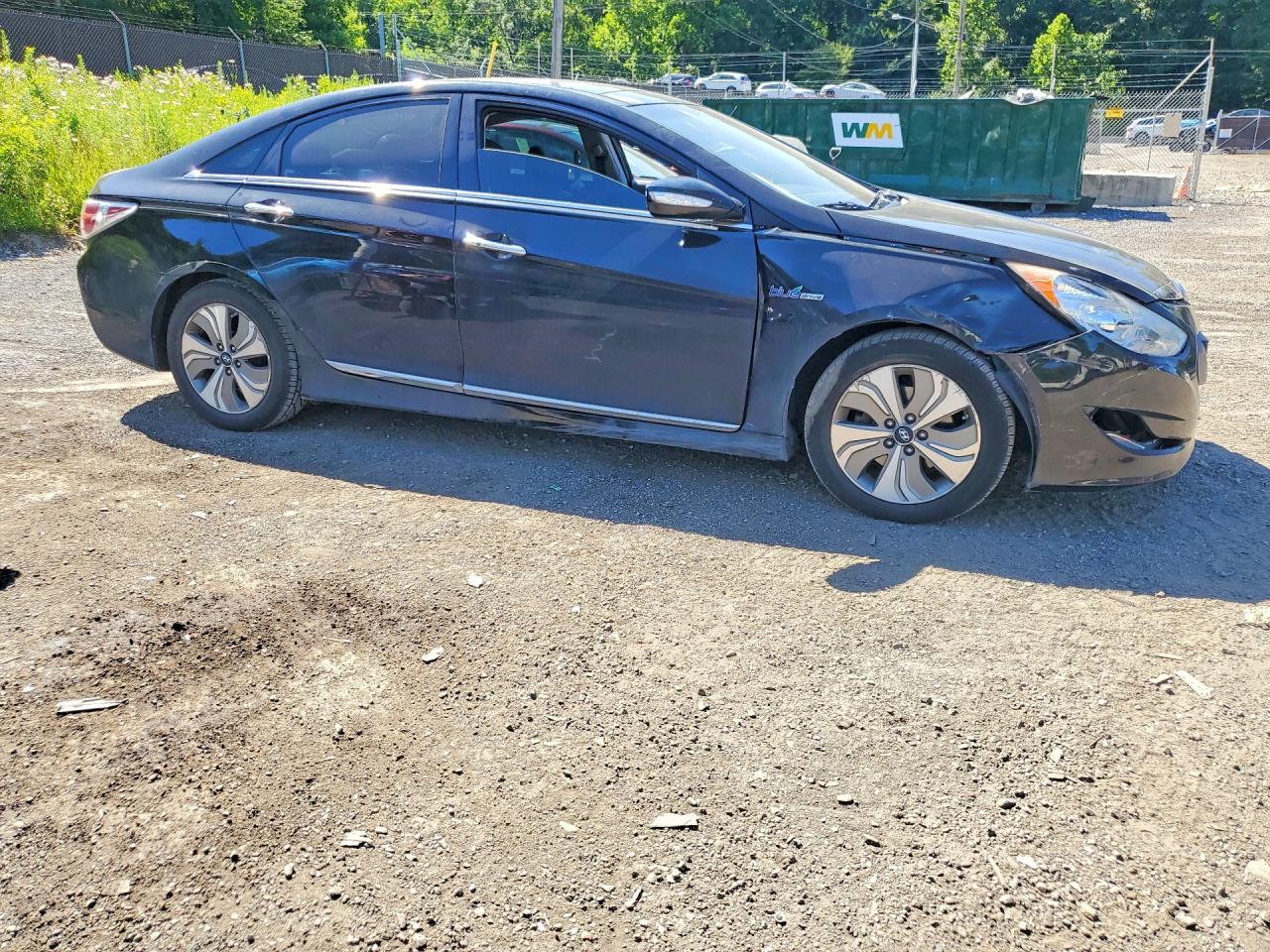 2015 Hyundai Sonata Hybrid Limited Black vin: KMHEC4A40FA127979