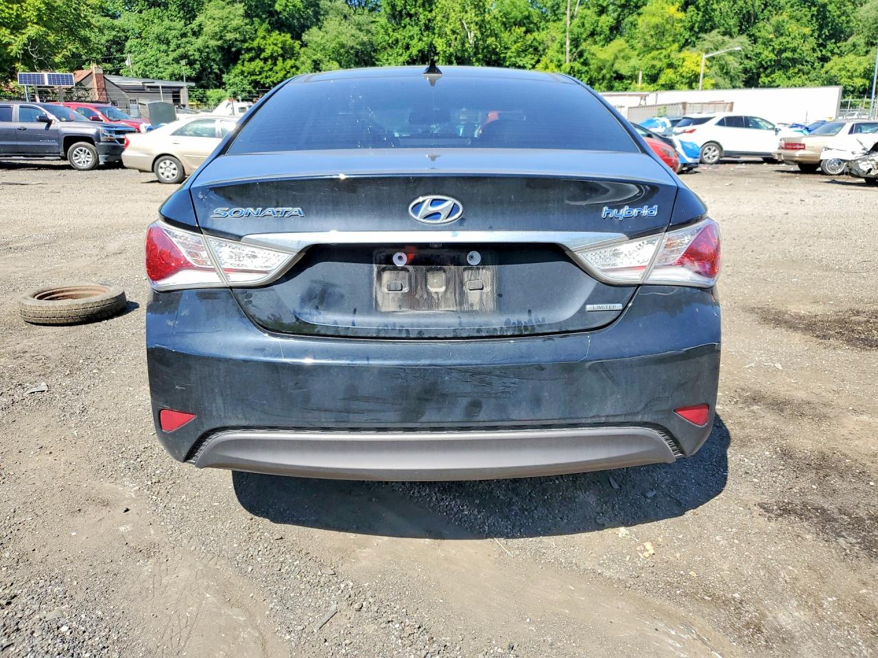 2015 Hyundai Sonata Hybrid Limited Black vin: KMHEC4A40FA127979