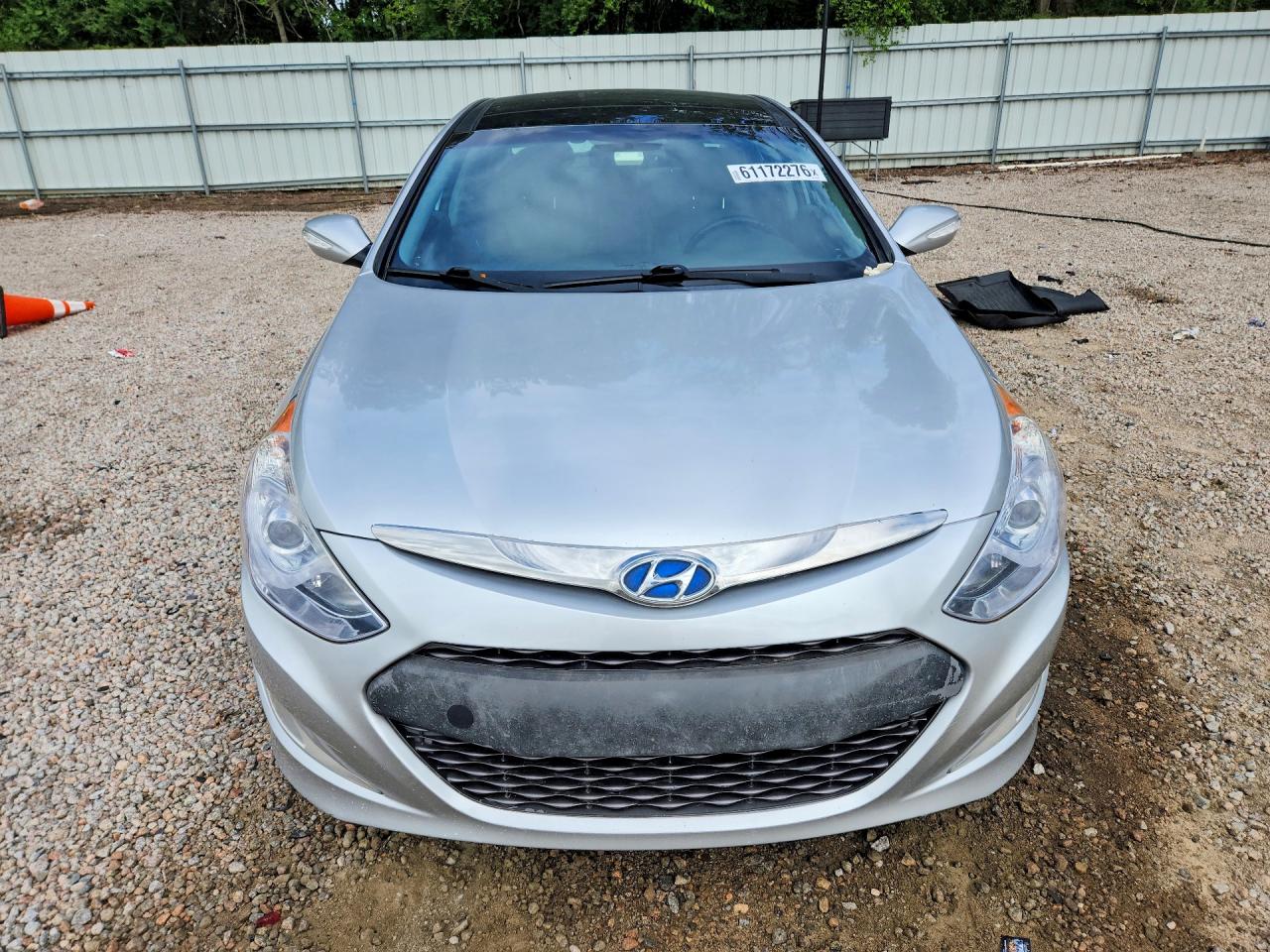 2015 Hyundai Sonata Hybrid Limited Gray vin: KMHEC4A40FA129506