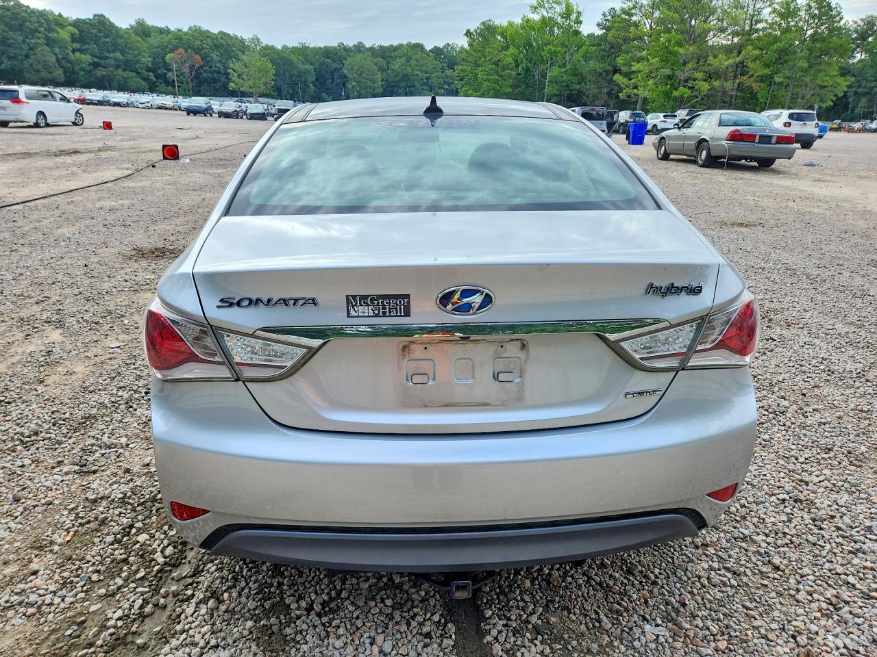 2015 Hyundai Sonata Hybrid Limited Gray vin: KMHEC4A40FA129506
