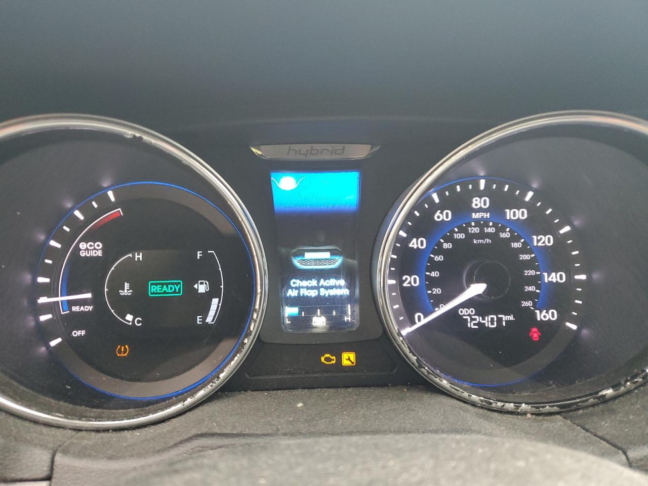2015 Hyundai Sonata Hybrid Blue vin: KMHEC4A40FA135063