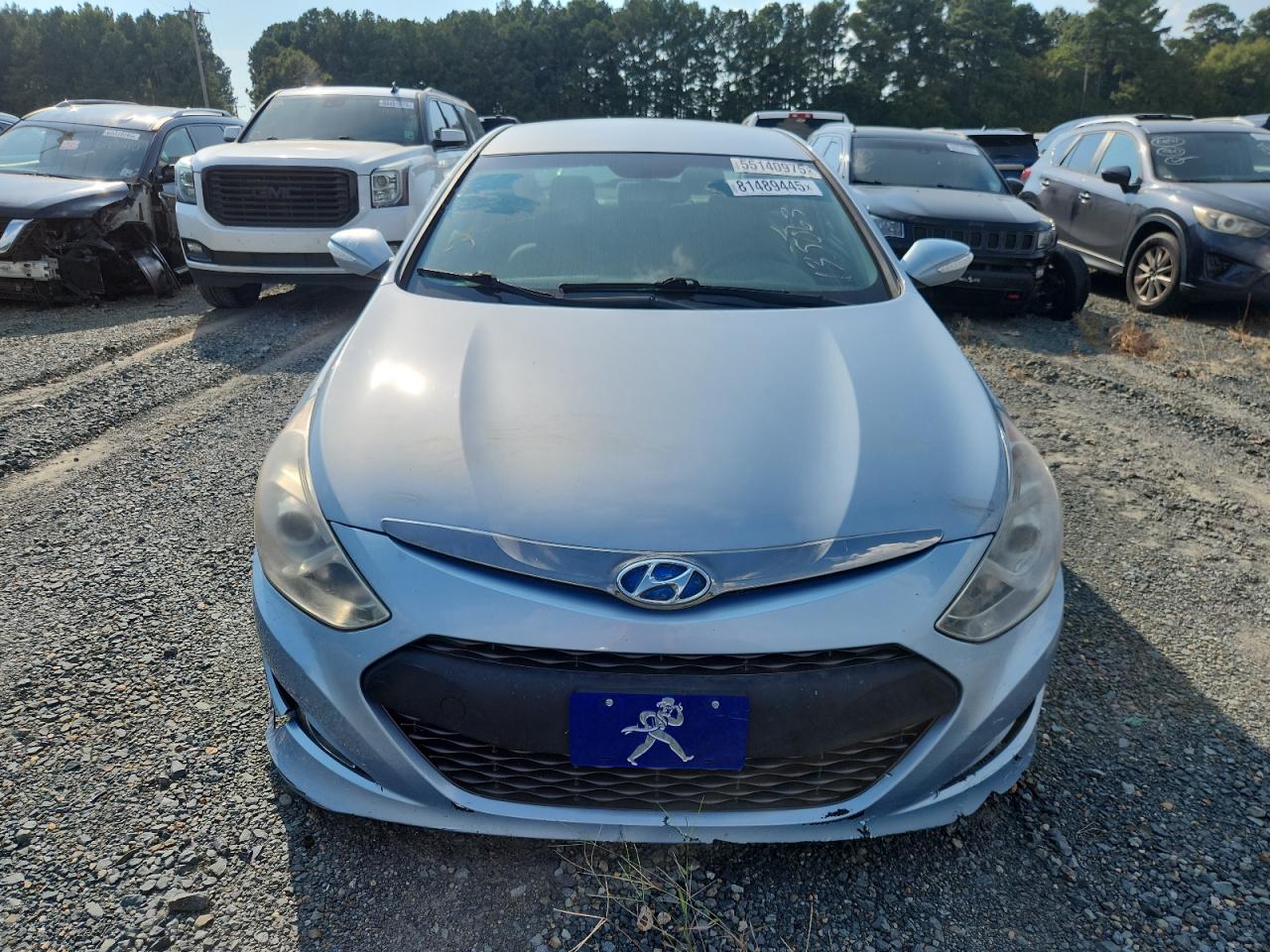2015 Hyundai Sonata Hybrid Blue vin: KMHEC4A40FA135063