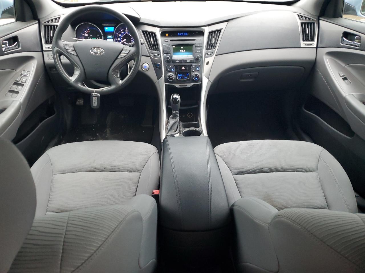 2015 Hyundai Sonata Hybrid Blue vin: KMHEC4A40FA135063
