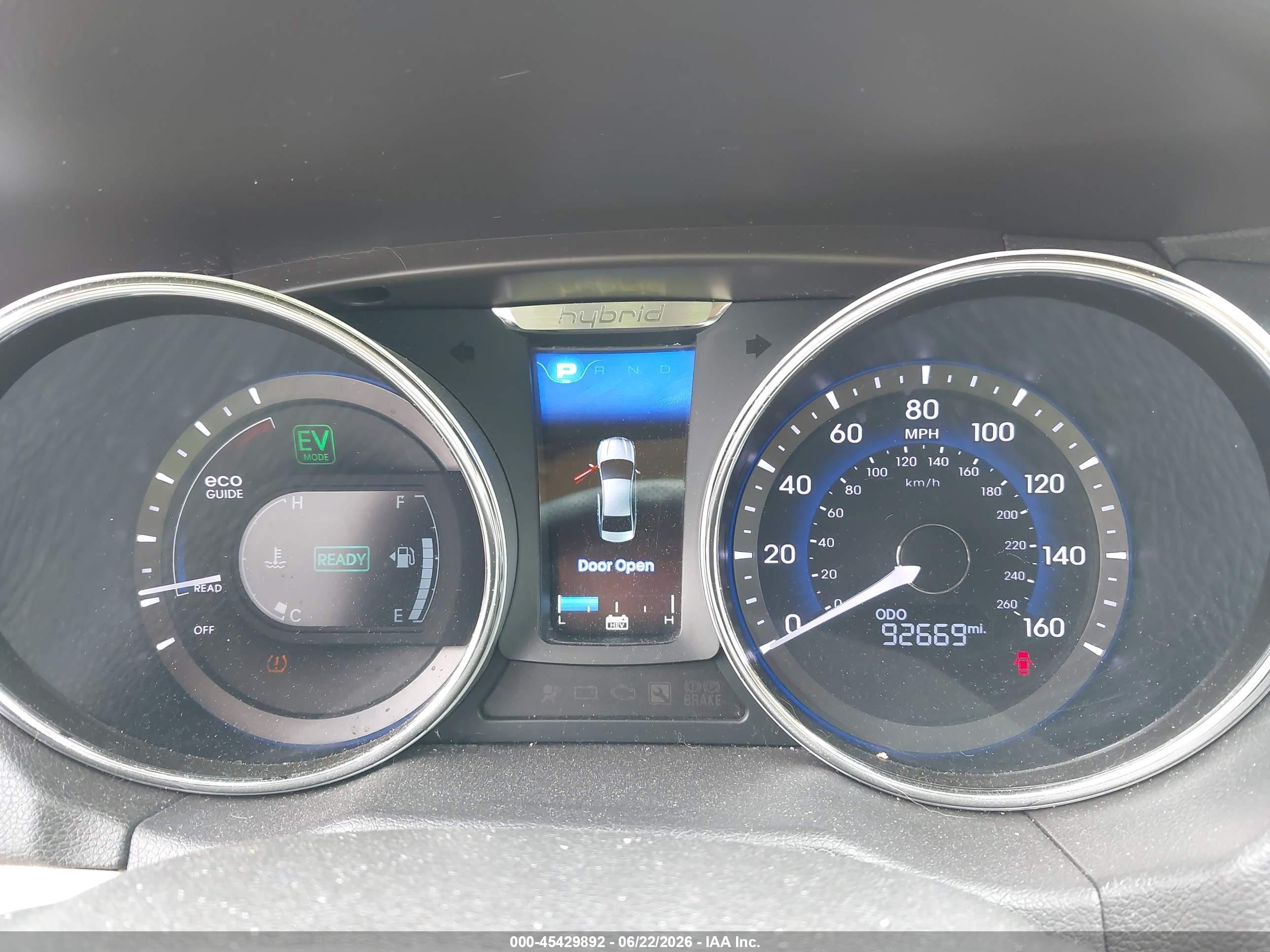 2015 Hyundai Sonata Hybrid   White vin: KMHEC4A40FA137055