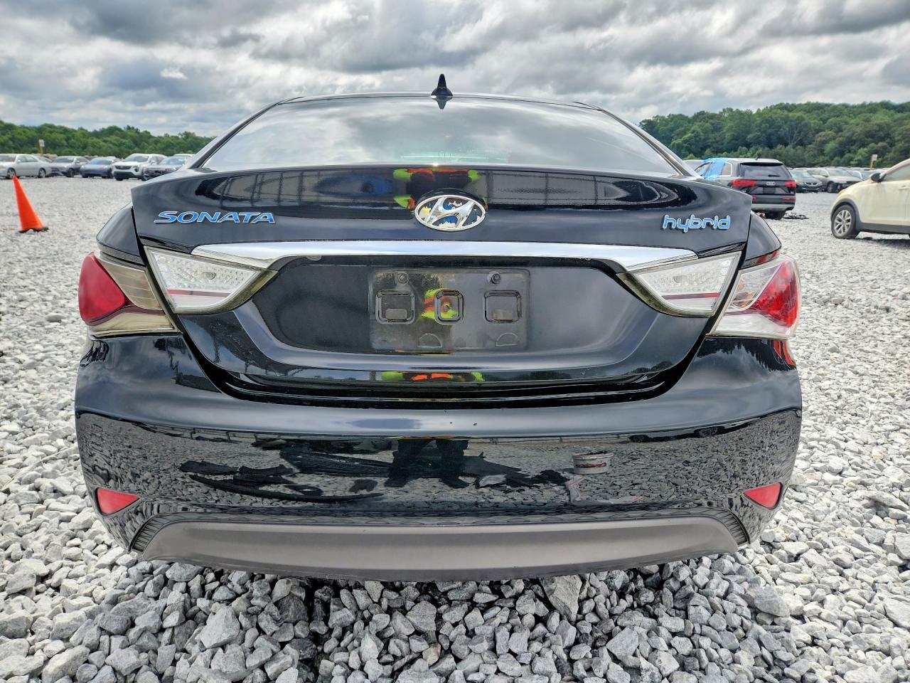 2011 Hyundai Sonata Hybrid Black vin: KMHEC4A41BA008364