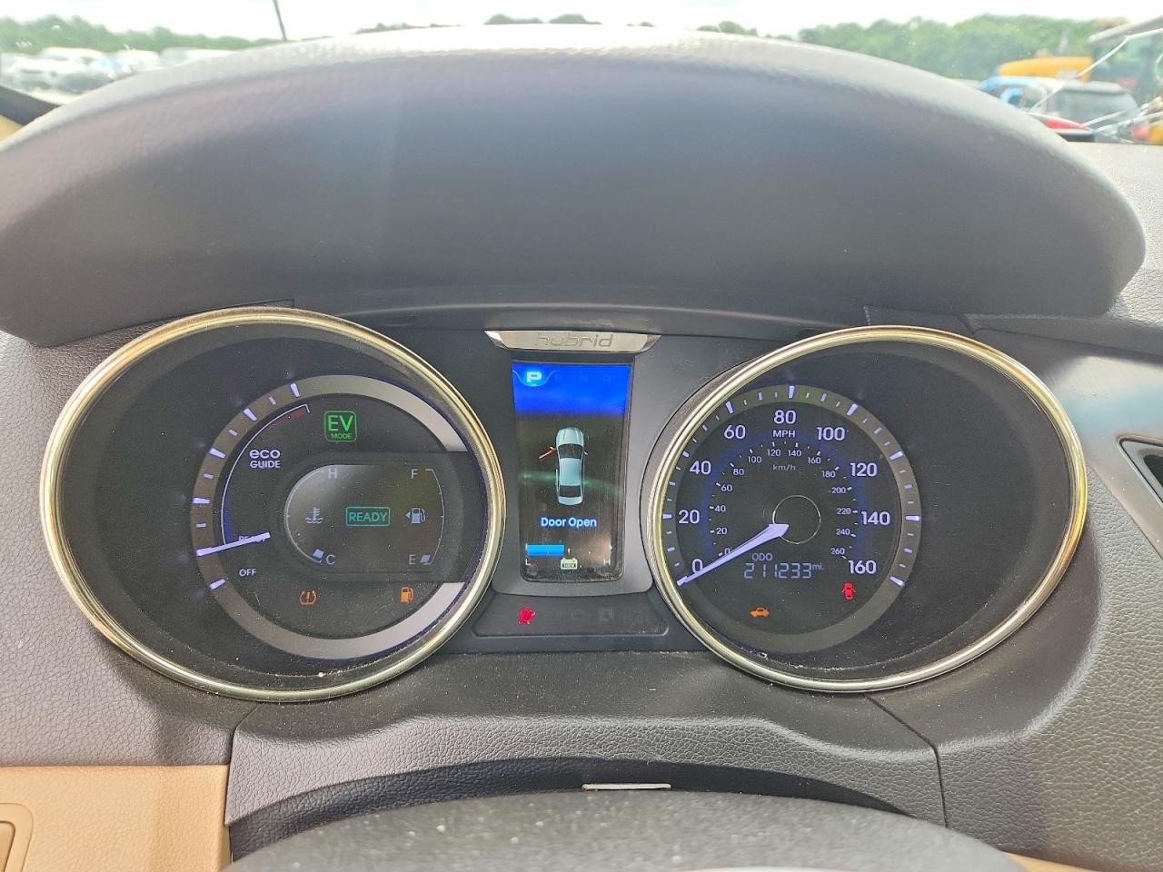 2011 Hyundai Sonata Hybrid Black vin: KMHEC4A41BA008364