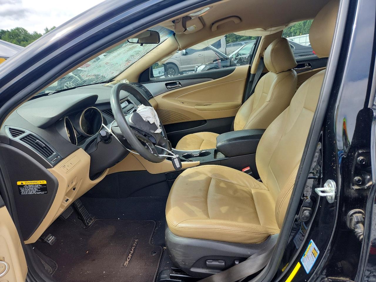 2011 Hyundai Sonata Hybrid Black vin: KMHEC4A41BA008364