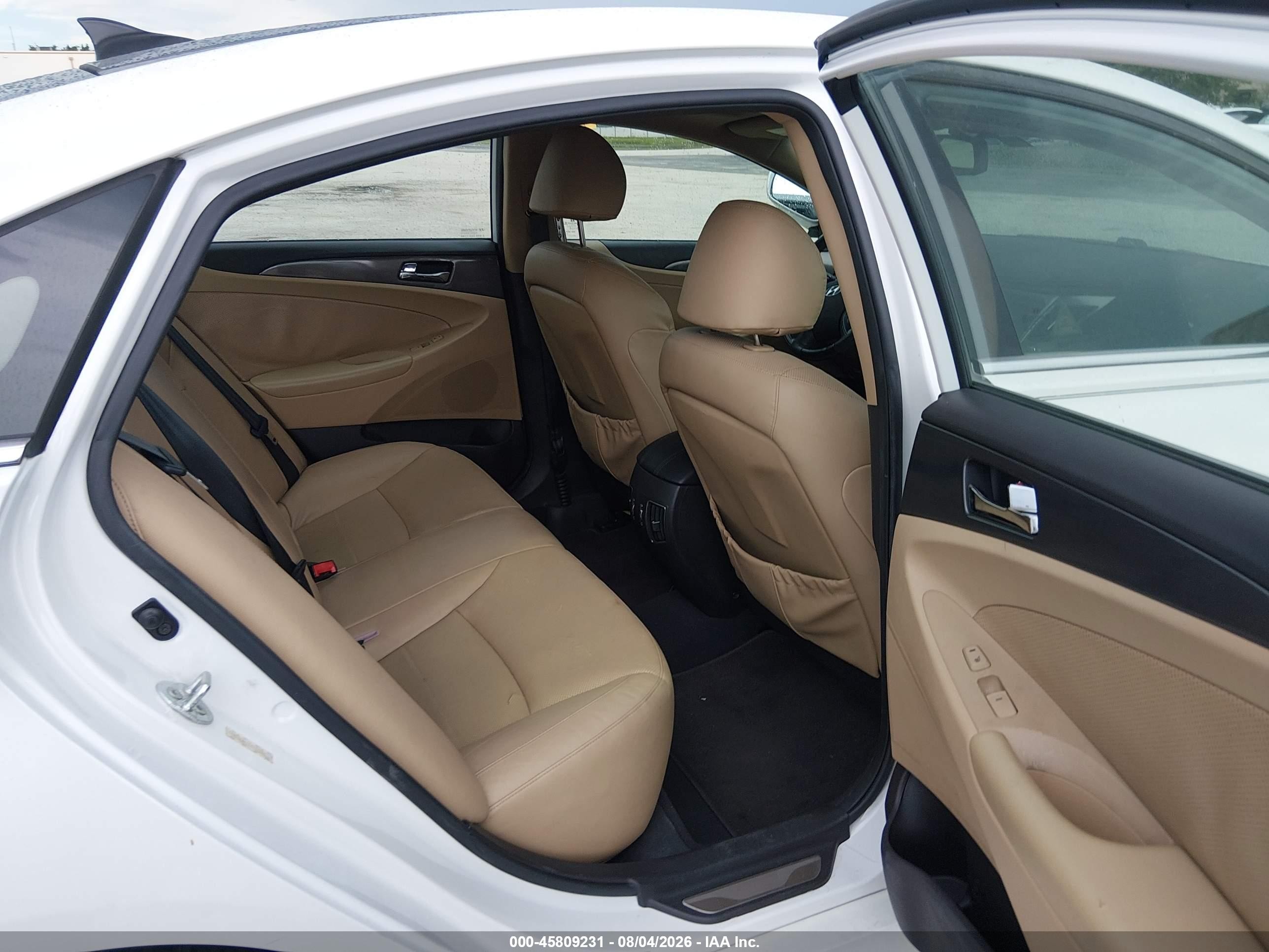 2012 Hyundai Sonata Hybrid   White vin: KMHEC4A41CA027885