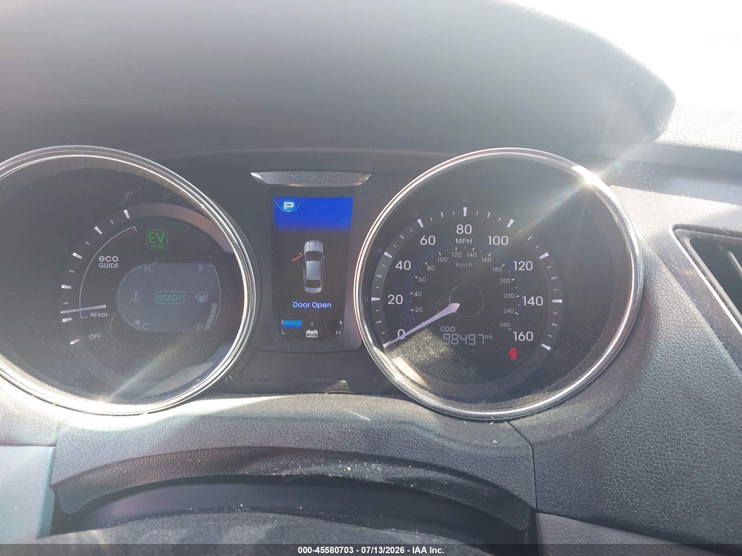 2012 Hyundai Sonata Hybrid   Серебряный vin: KMHEC4A41CA041396