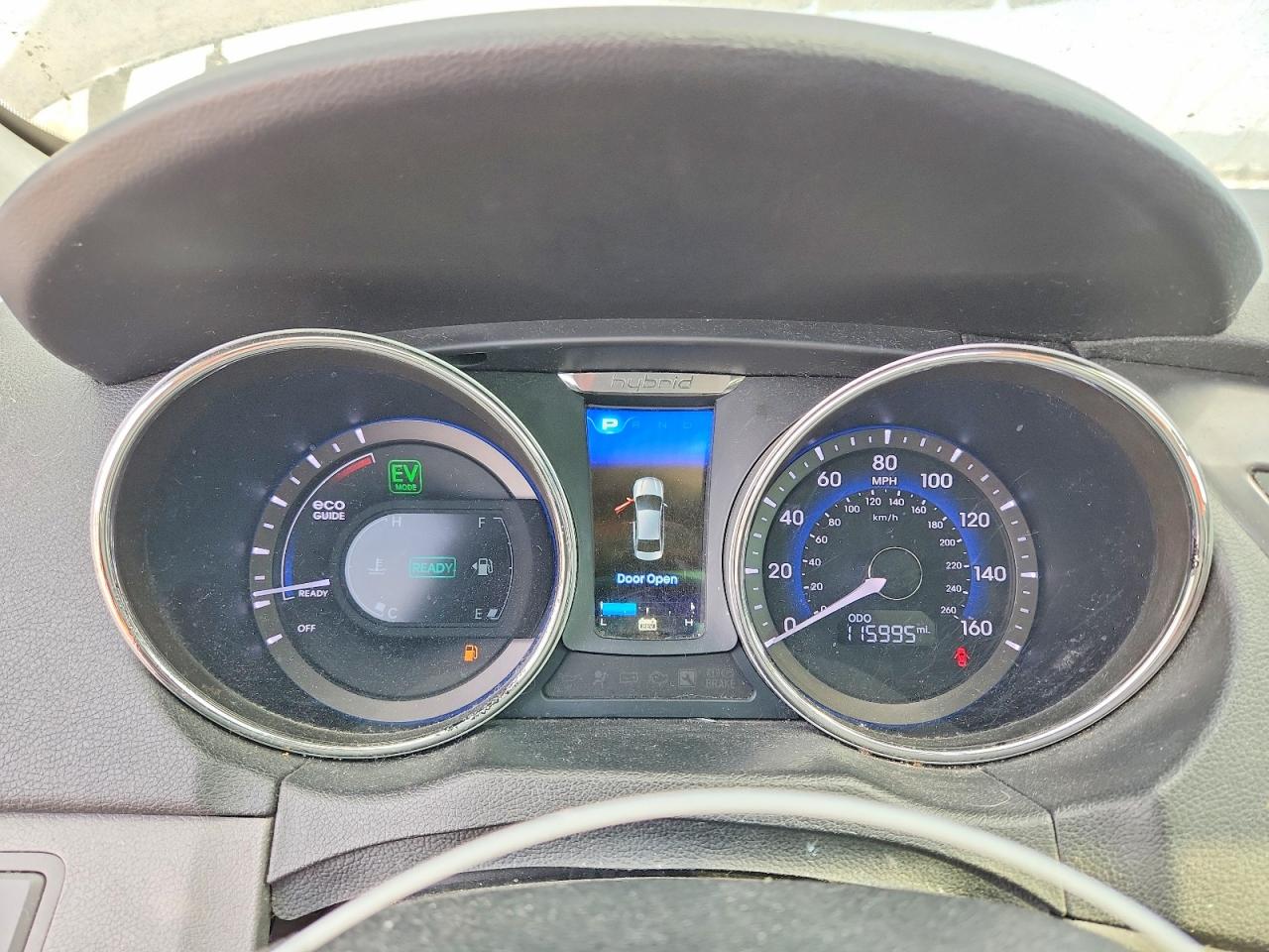2012 Hyundai Sonata Hybrid Black vin: KMHEC4A41CA062670