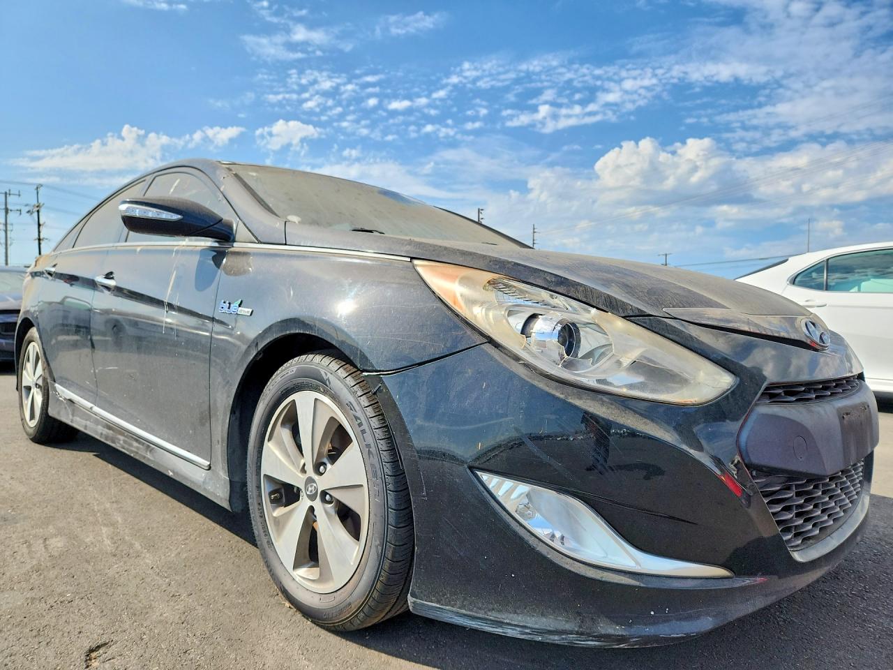2012 Hyundai Sonata Hybrid Black vin: KMHEC4A41CA062670