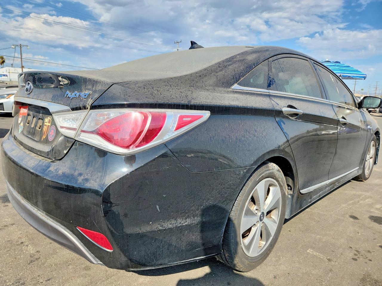 2012 Hyundai Sonata Hybrid Black vin: KMHEC4A41CA062670
