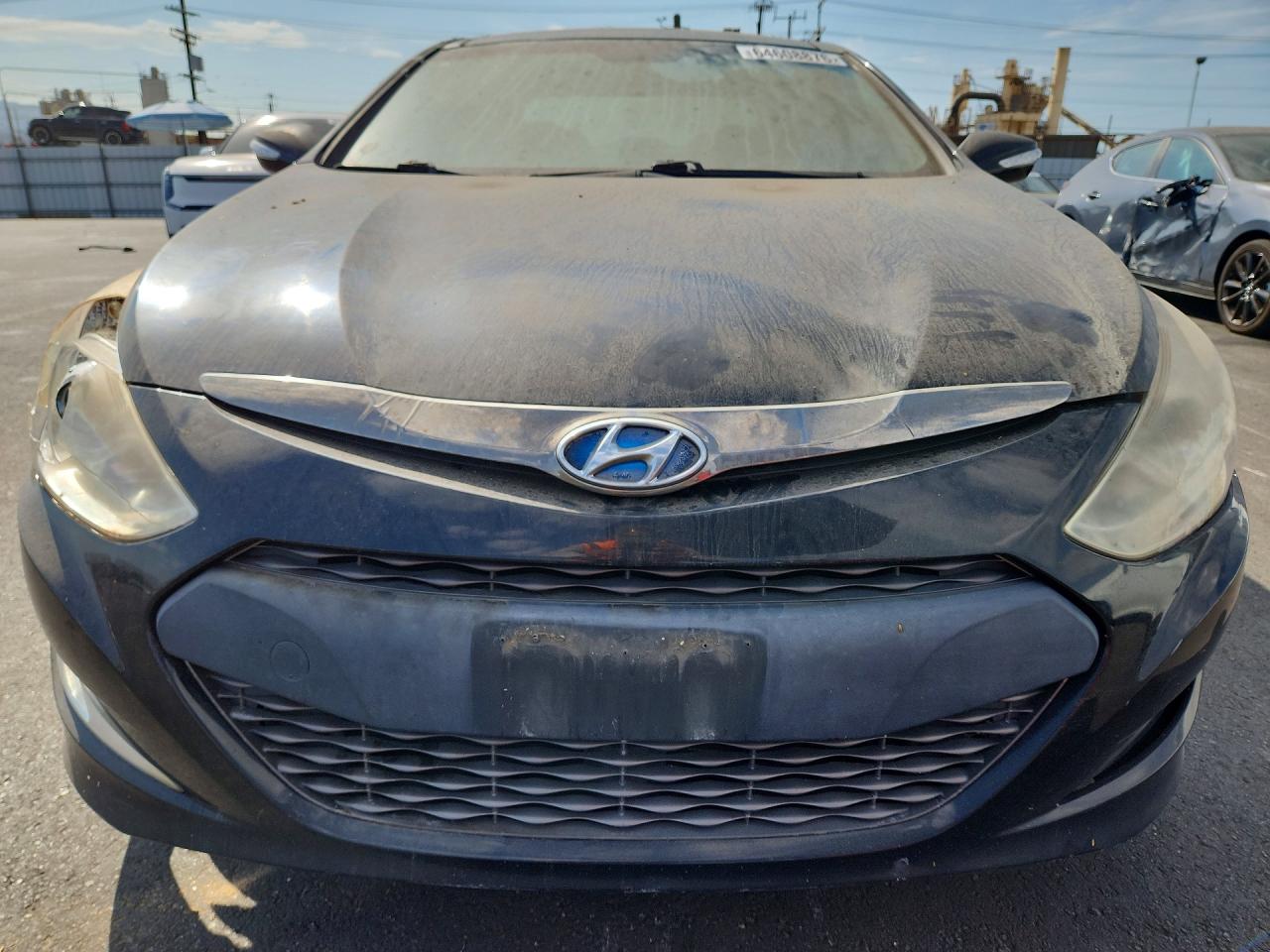 2012 Hyundai Sonata Hybrid Black vin: KMHEC4A41CA062670