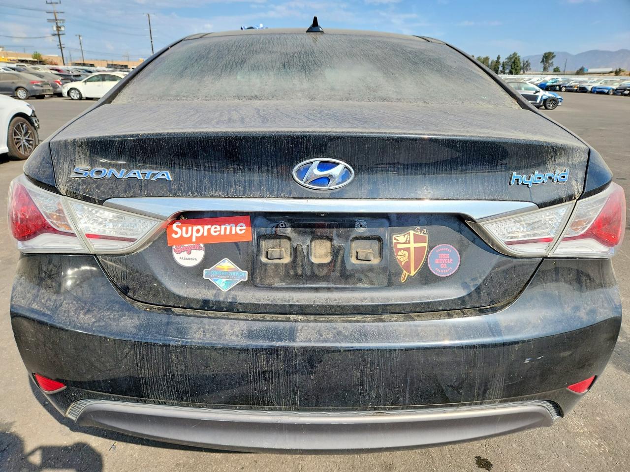 2012 Hyundai Sonata Hybrid Black vin: KMHEC4A41CA062670
