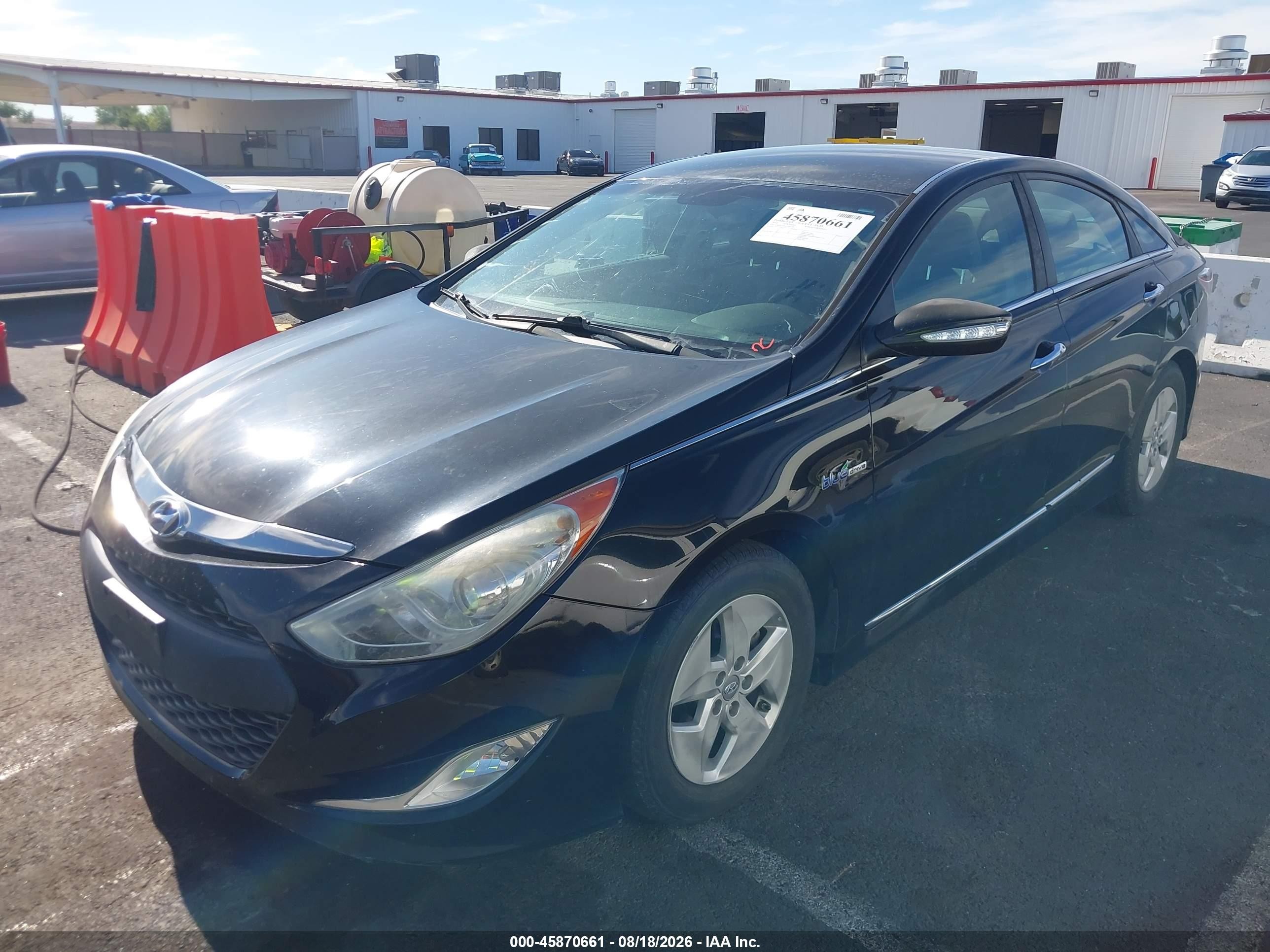 2012 Hyundai Sonata Hybrid   Черный vin: KMHEC4A41CA062703