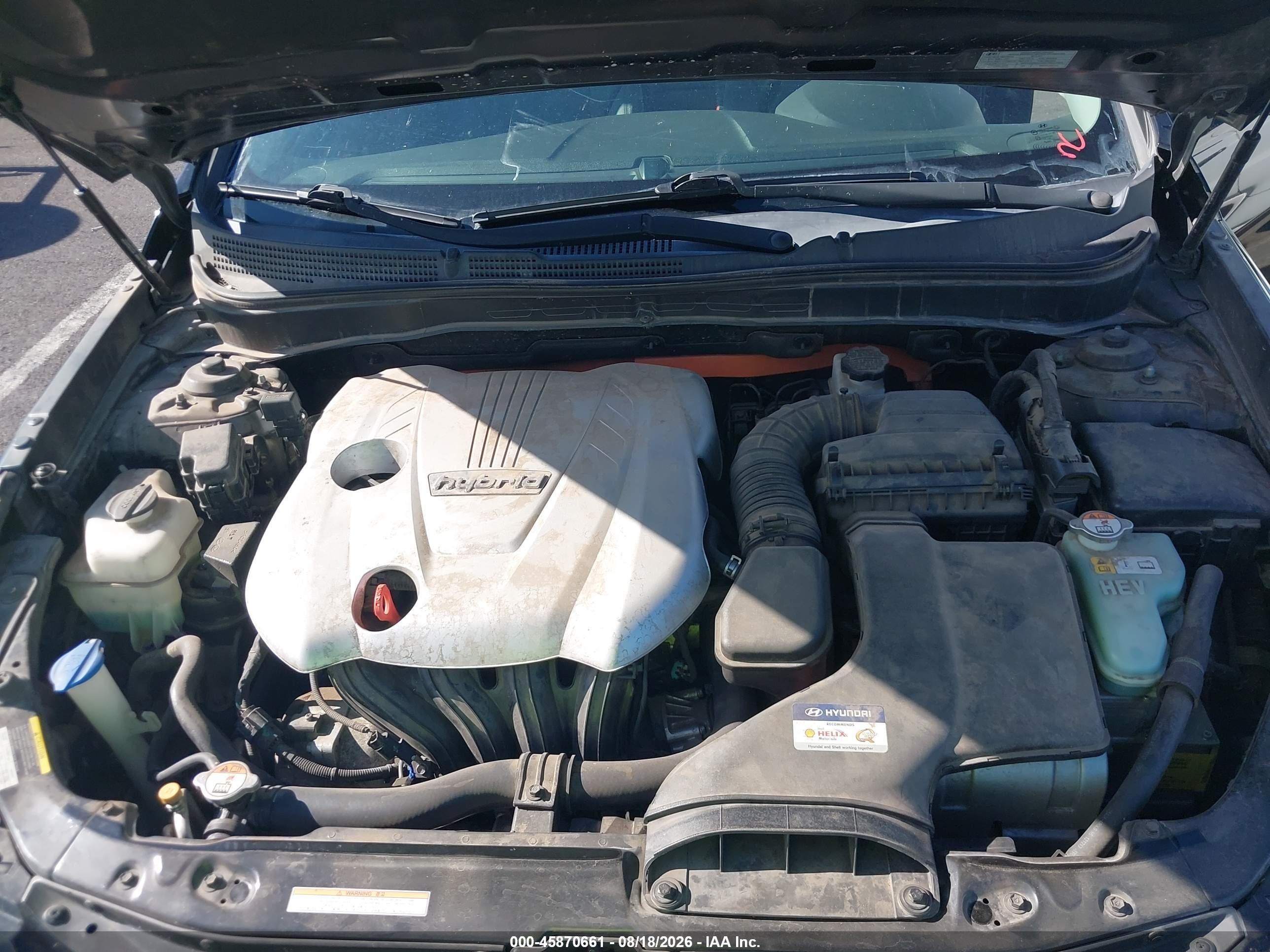 2012 Hyundai Sonata Hybrid   Черный vin: KMHEC4A41CA062703