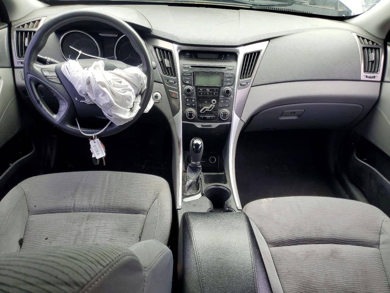 2013 Hyundai Sonata Hybrid Blue vin: KMHEC4A41DA066560